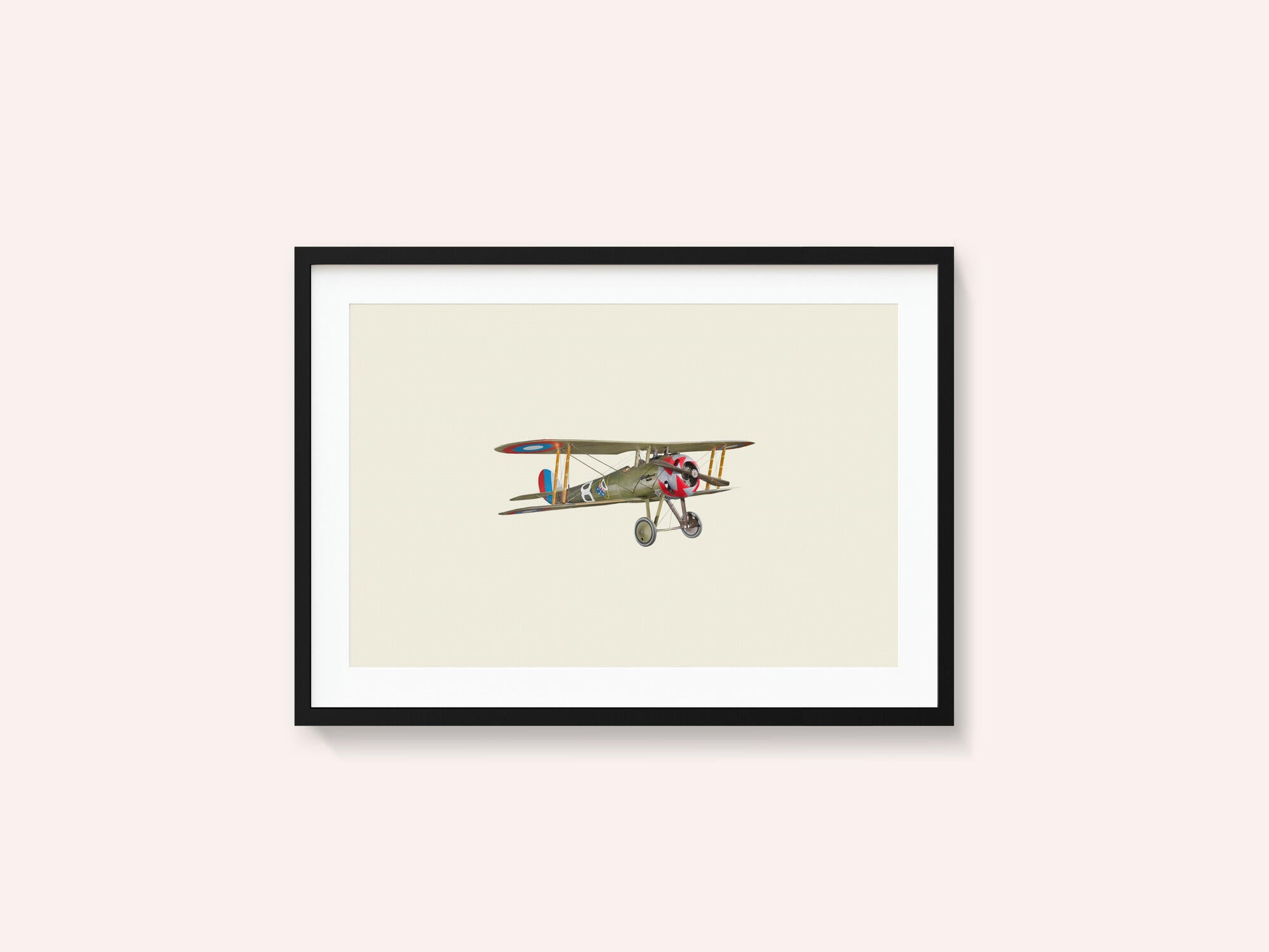 Vintage Biplane Model
