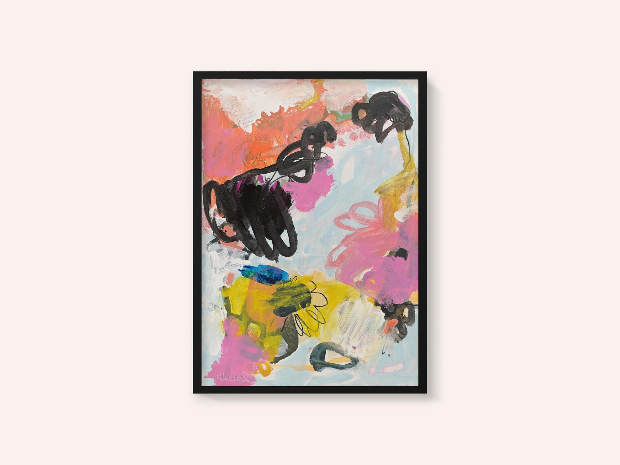 Joyful Abstract Bloom