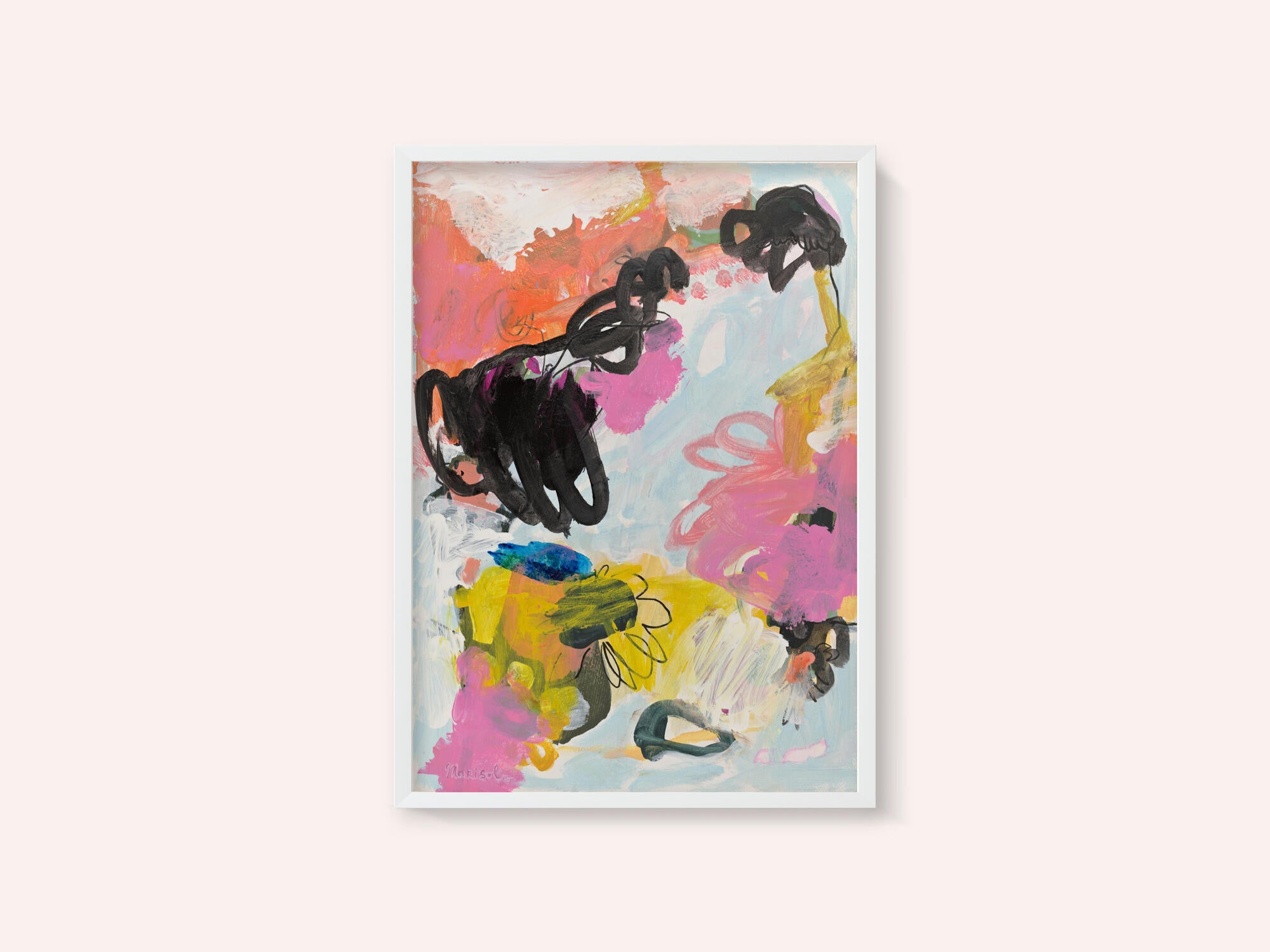 Joyful Abstract Bloom