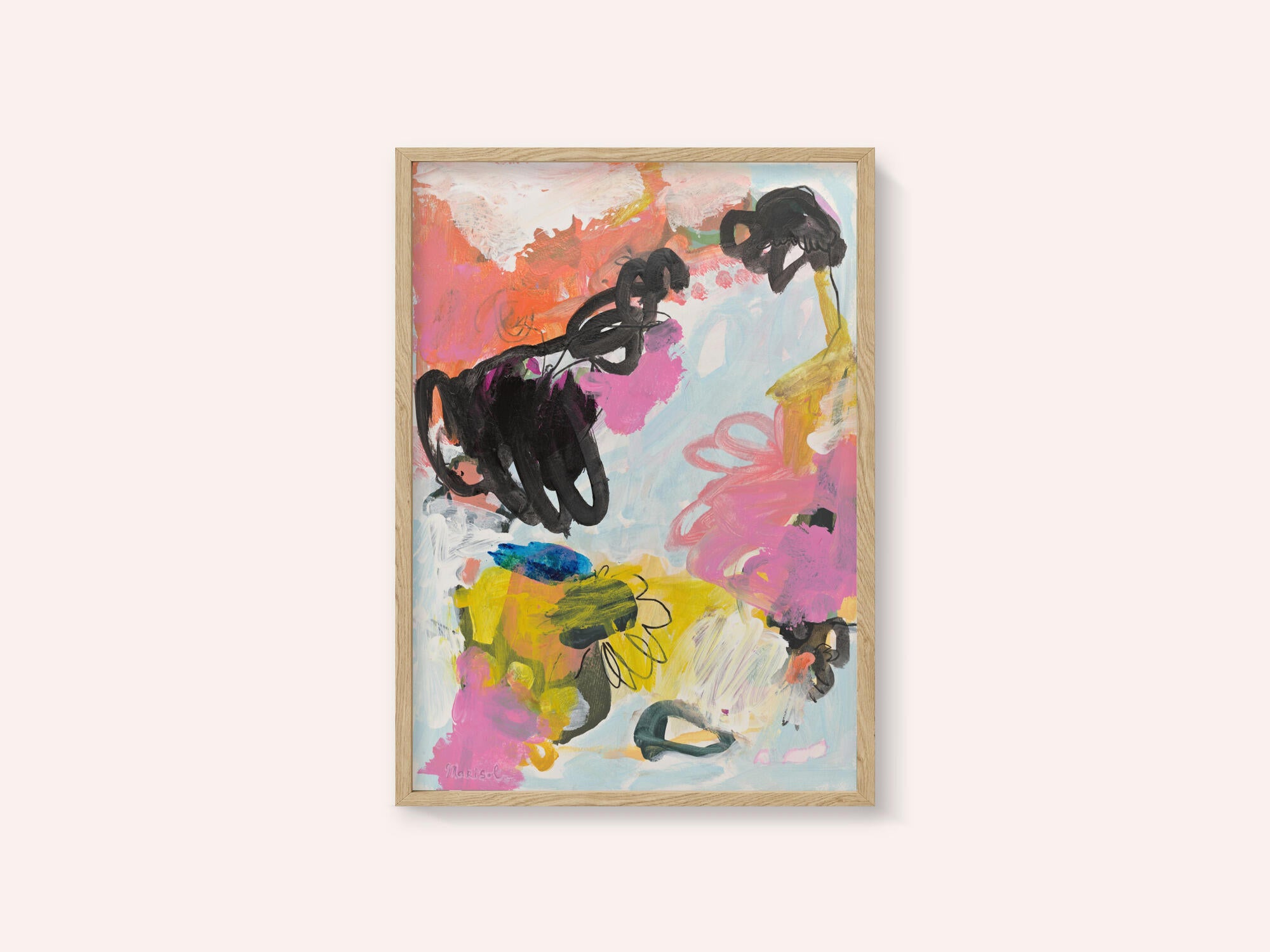Joyful Abstract Bloom