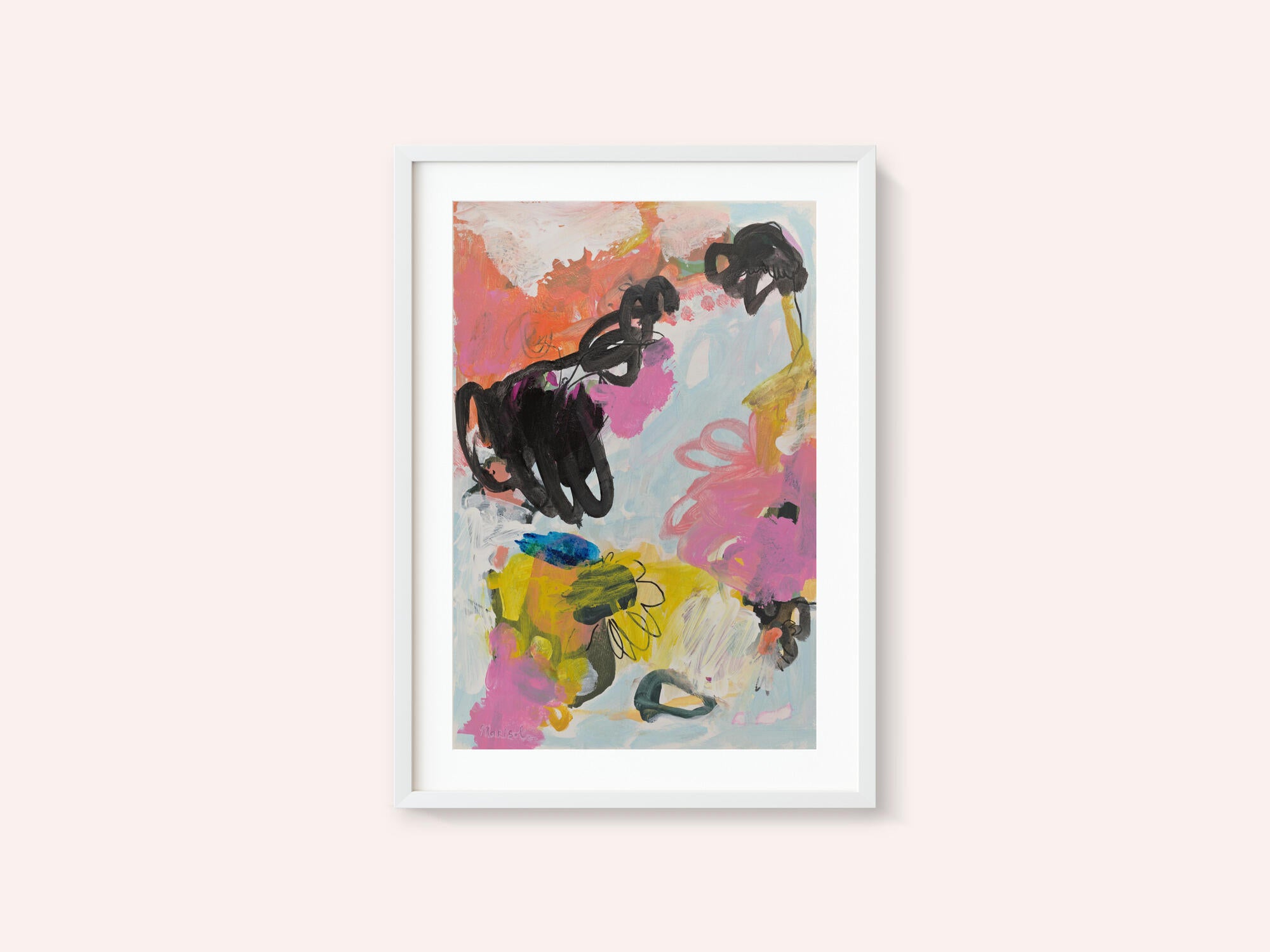 Joyful Abstract Bloom