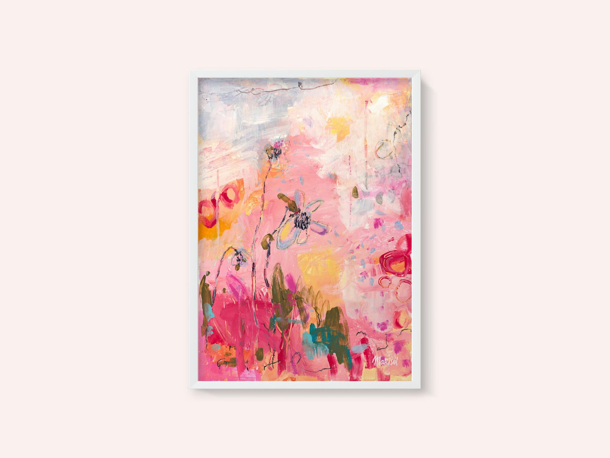 Vibrant Pink Garden