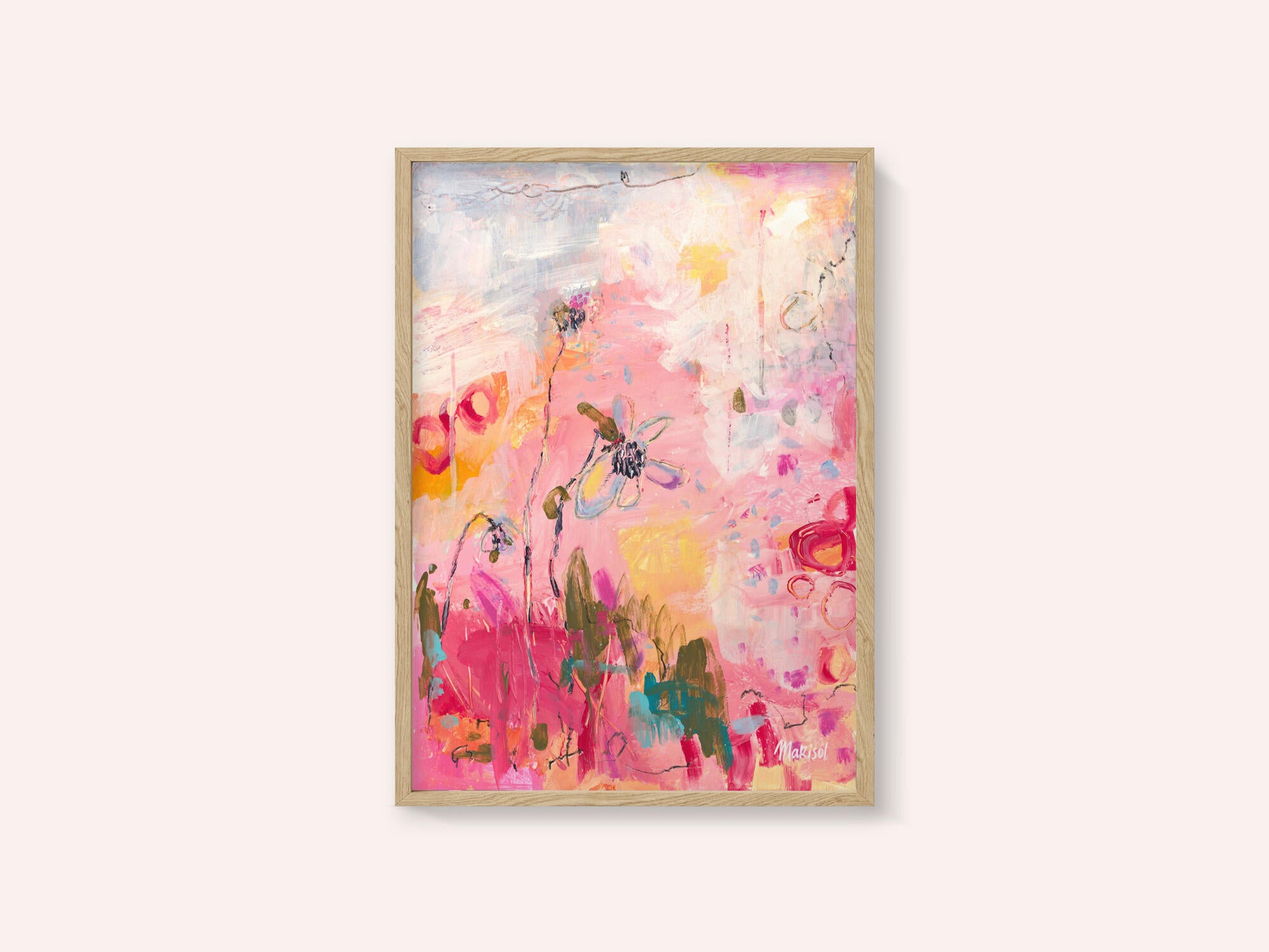 Vibrant Pink Garden