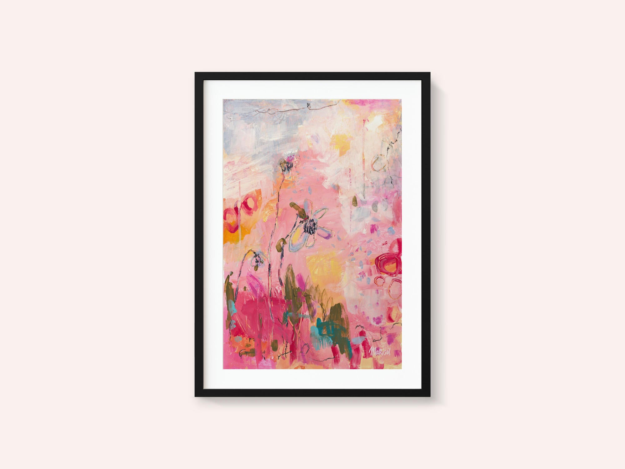 Vibrant Pink Garden