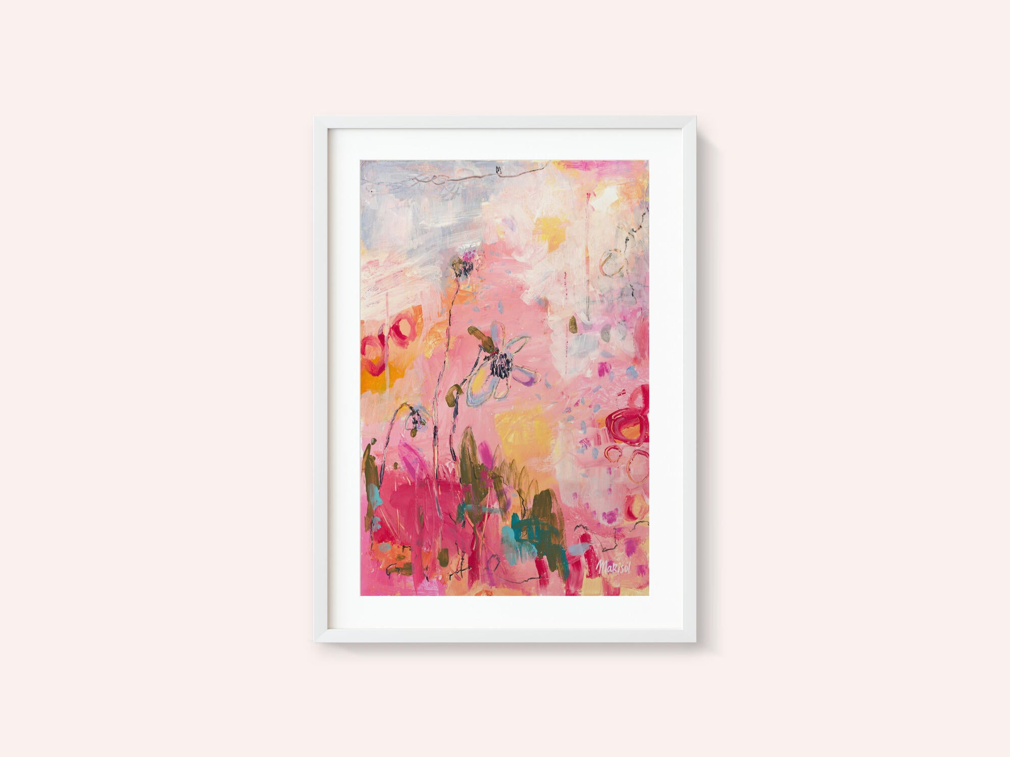 Vibrant Pink Garden