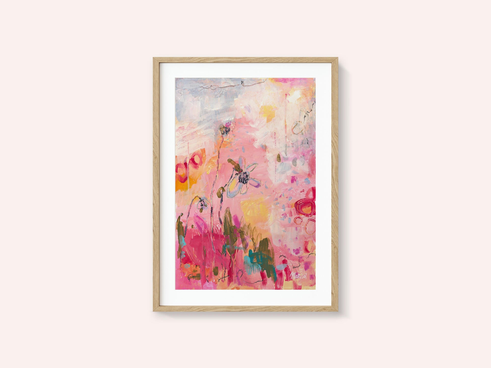 Vibrant Pink Garden
