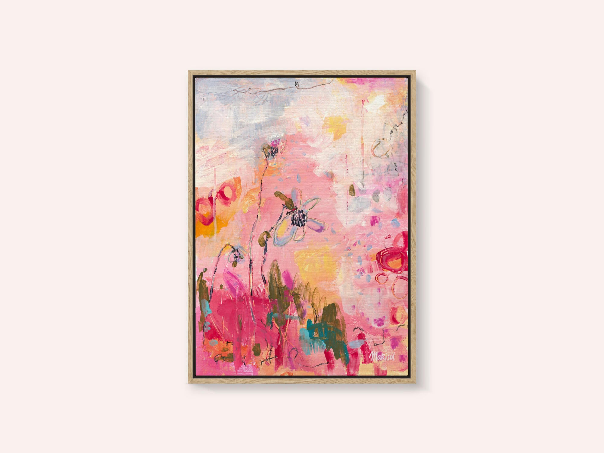 Vibrant Pink Garden