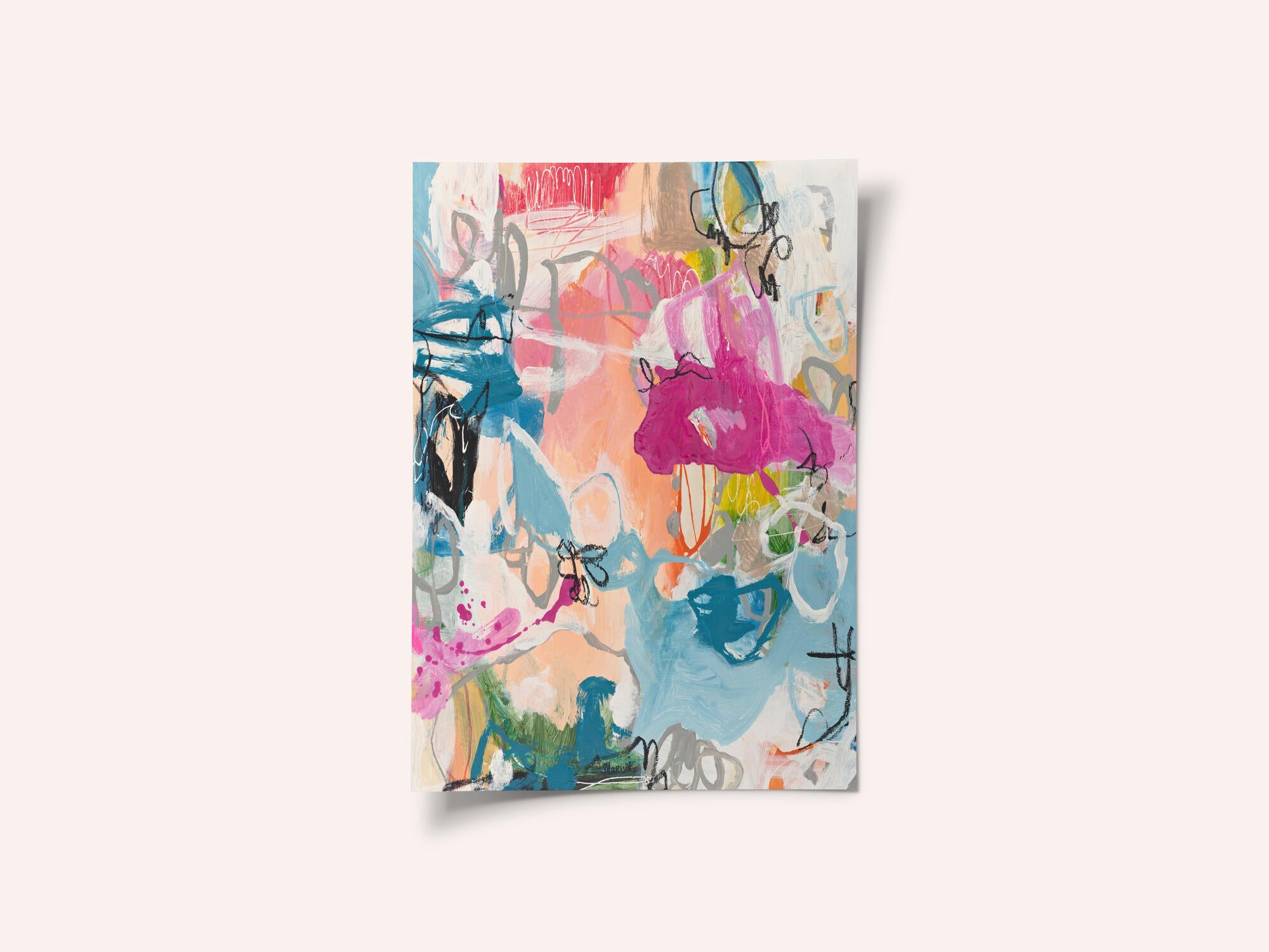 Vibrant Abstract Expression