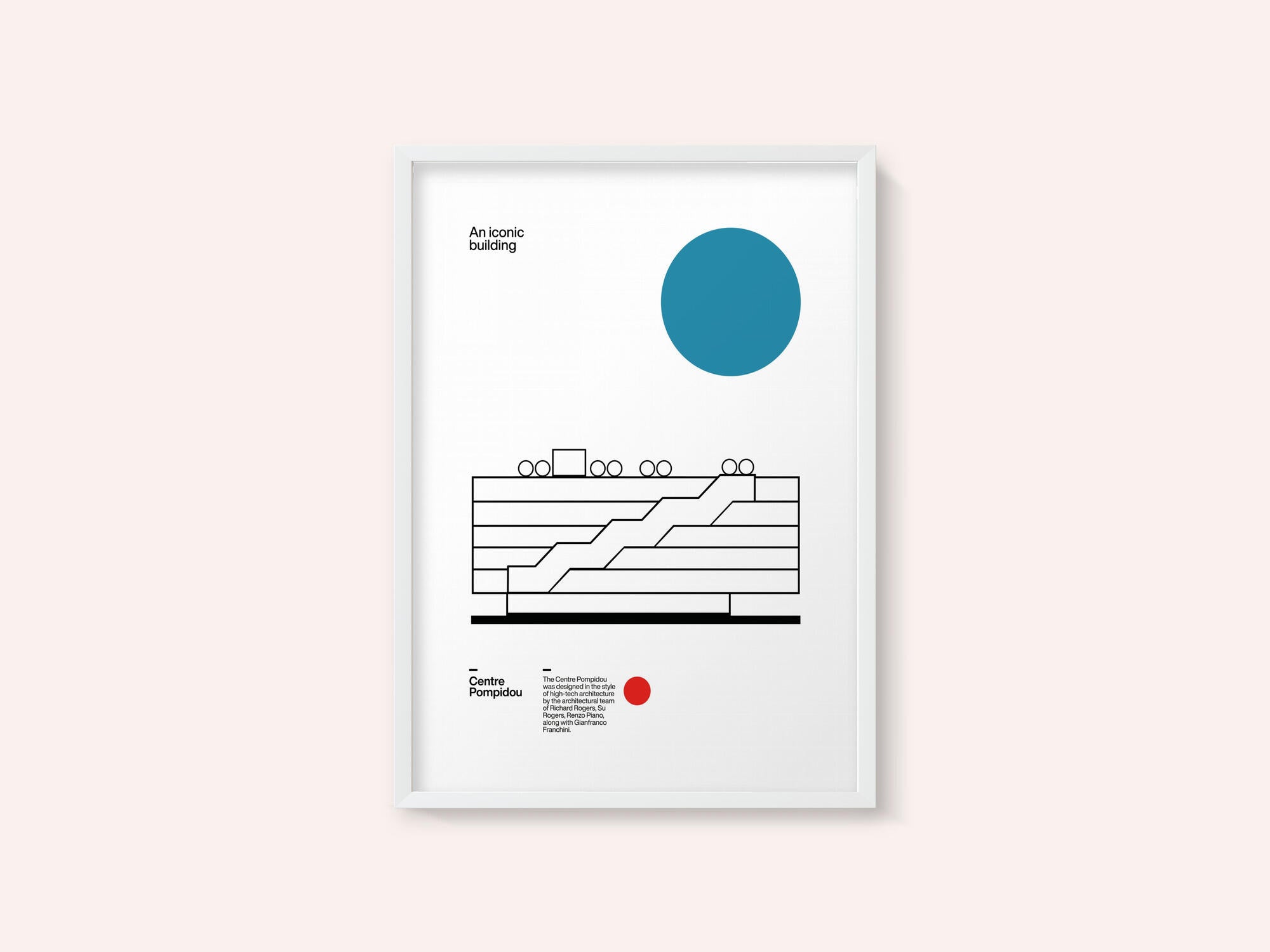 Centre Pompidou Minimalist