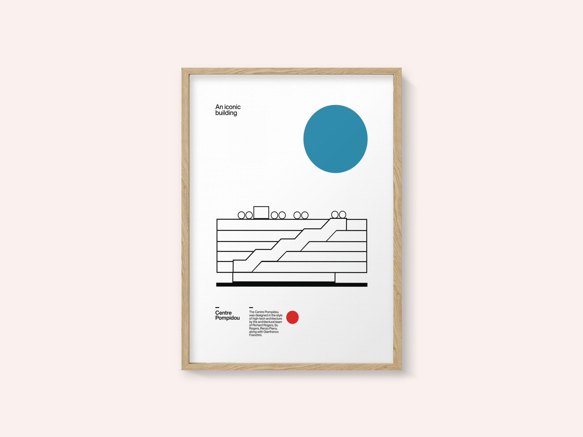Centre Pompidou Minimalist
