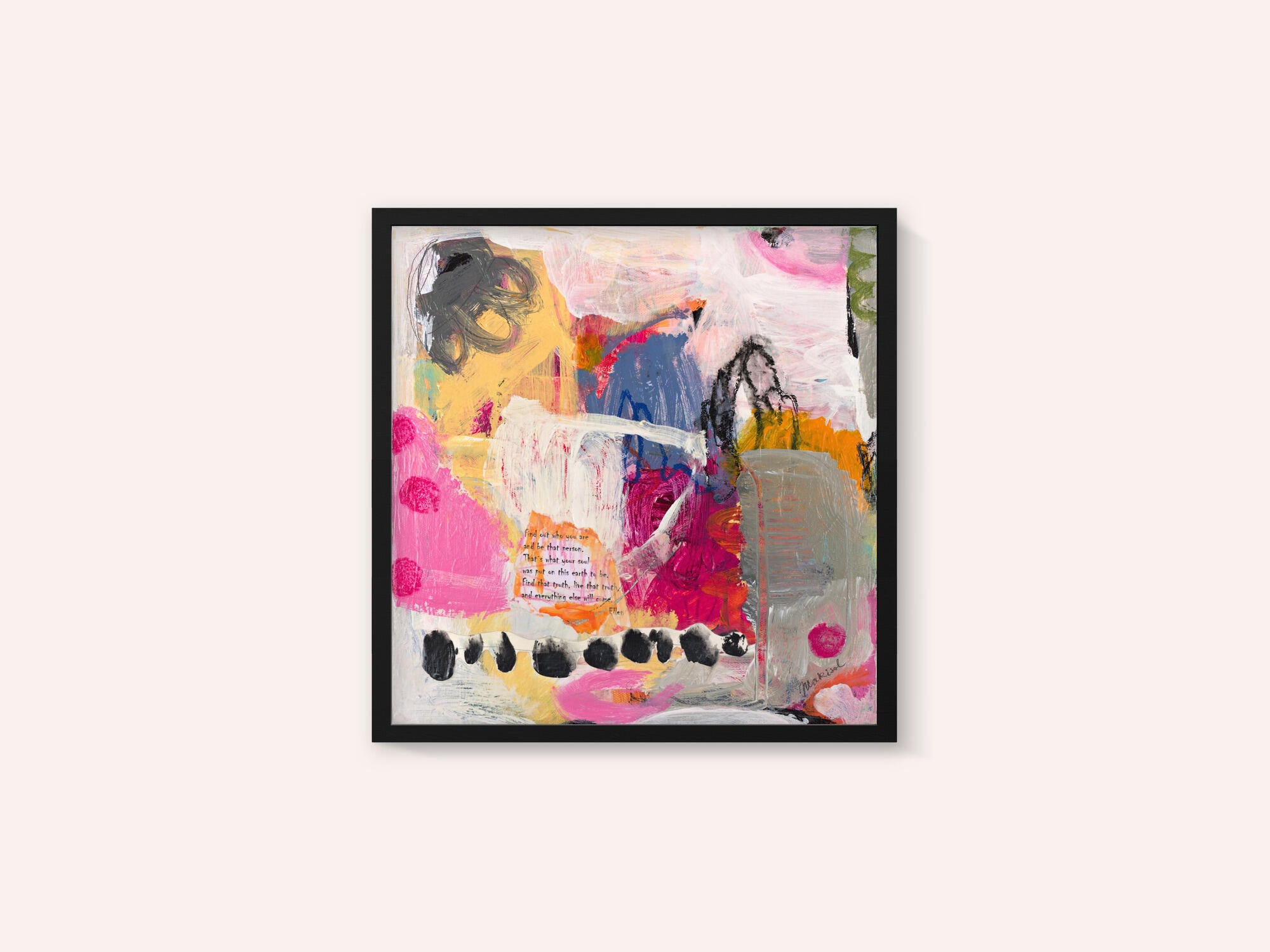 Inspirational Abstract Collage