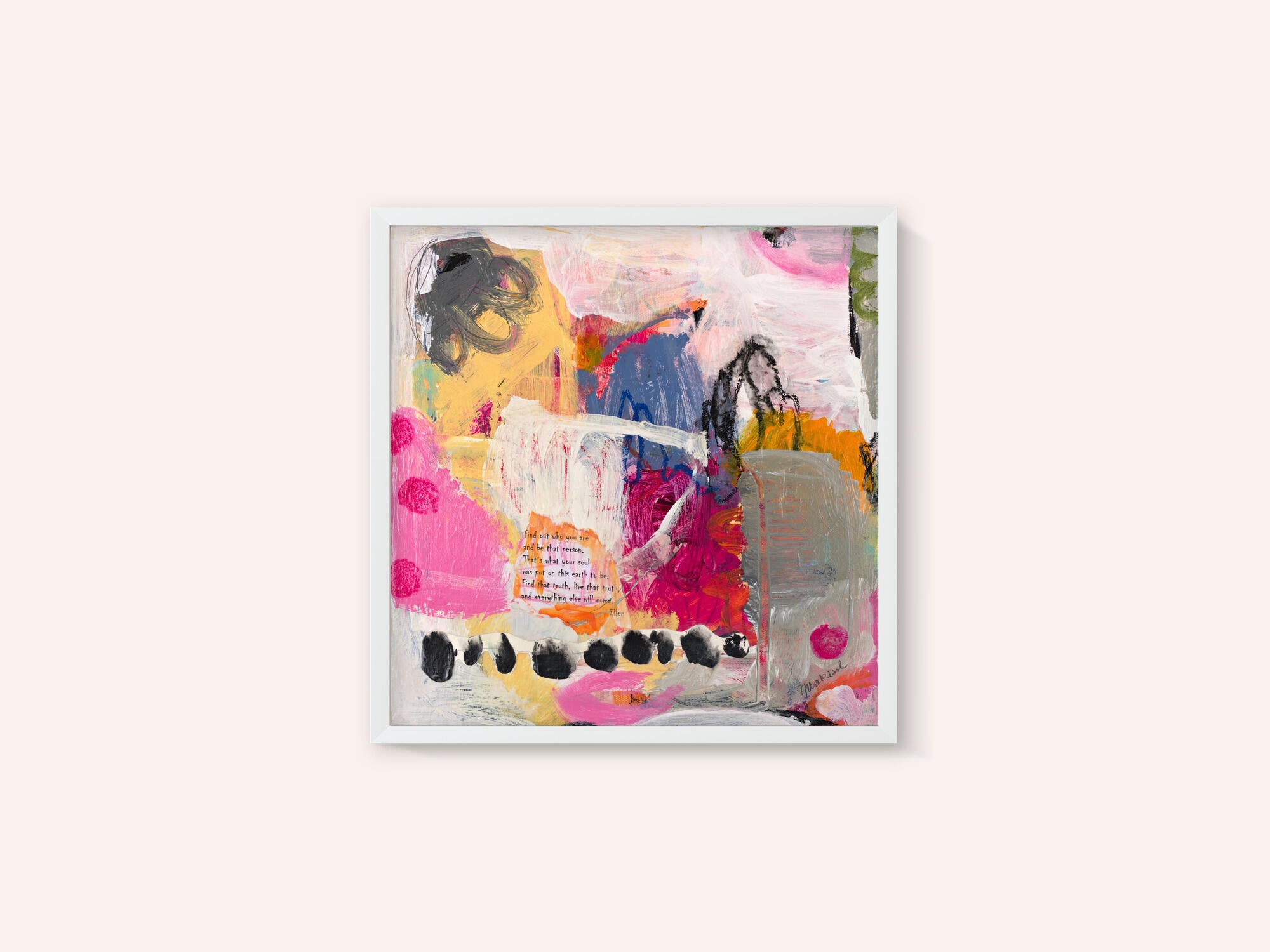 Inspirational Abstract Collage