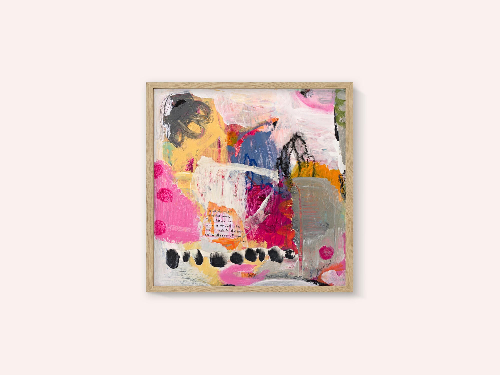 Inspirational Abstract Collage