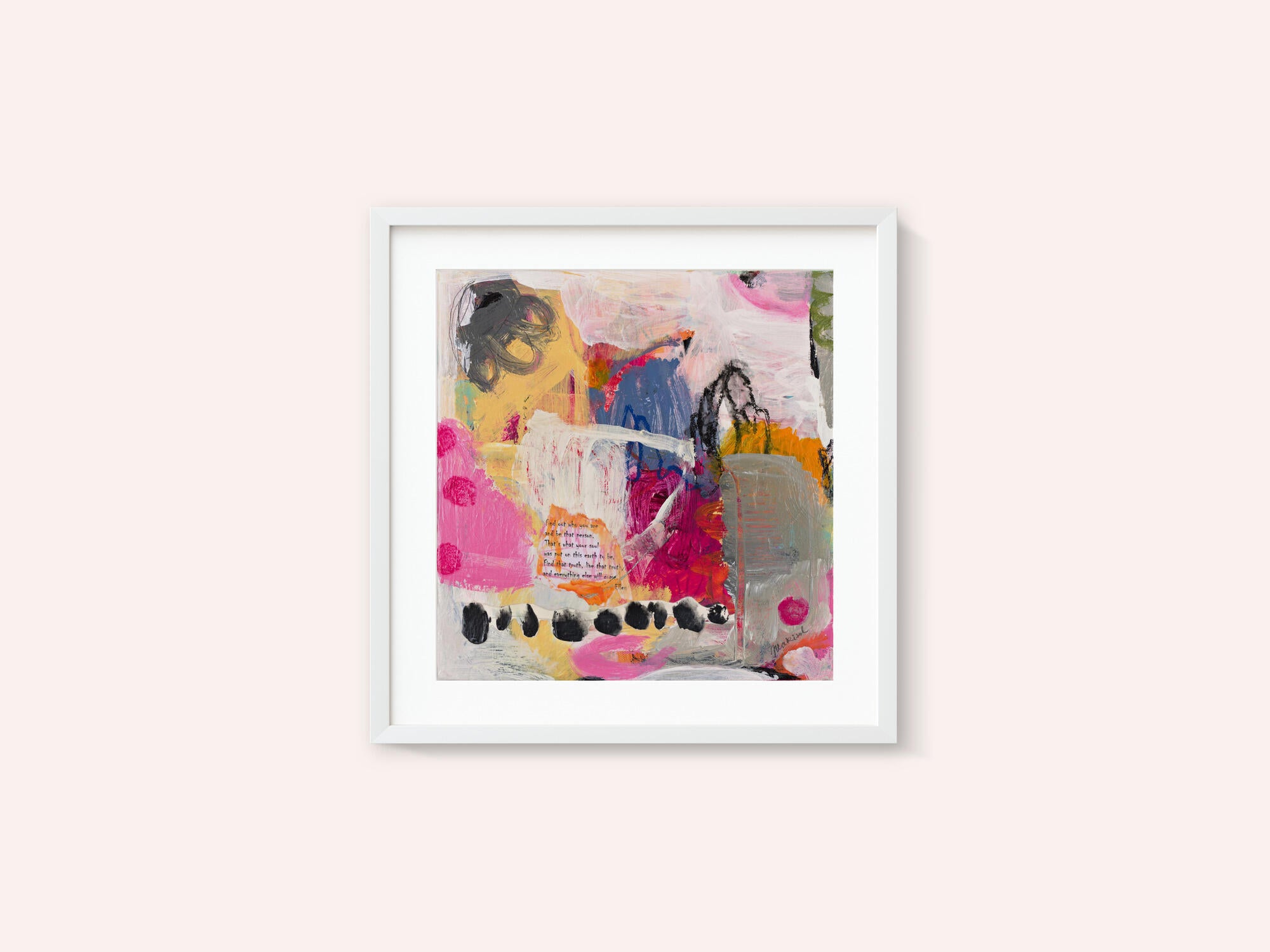 Inspirational Abstract Collage