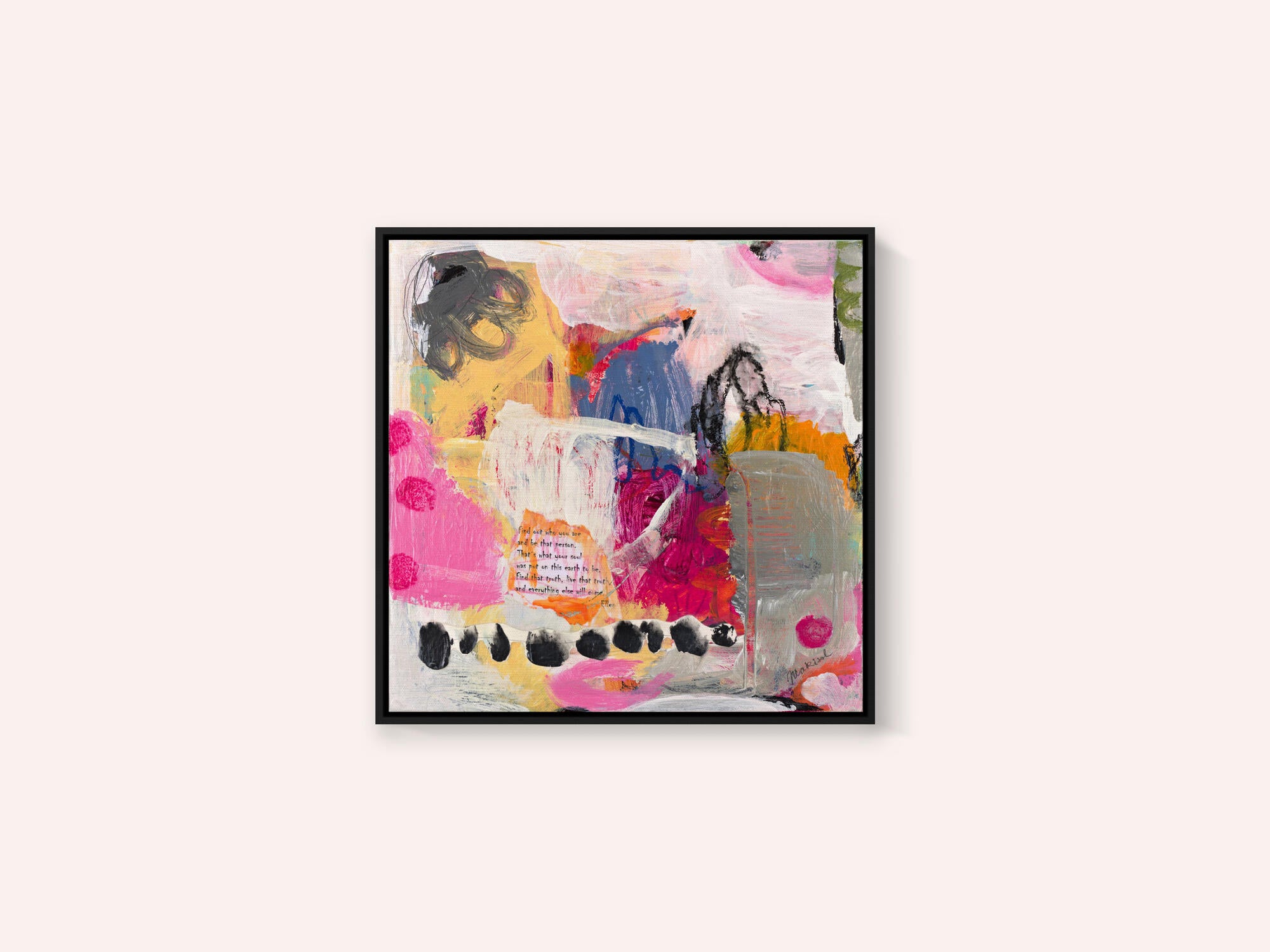Inspirational Abstract Collage