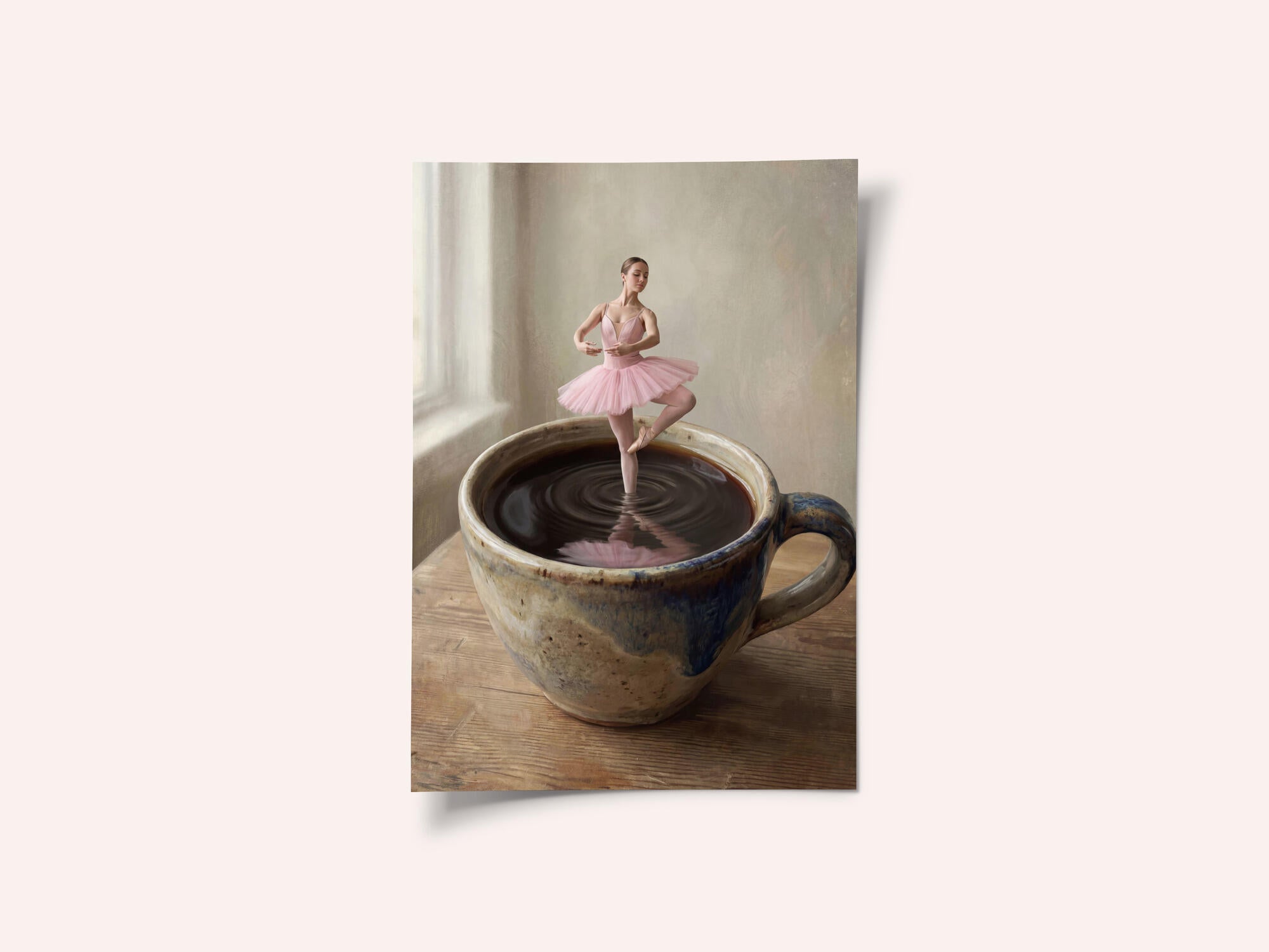 Ballerina In Coffee Cup