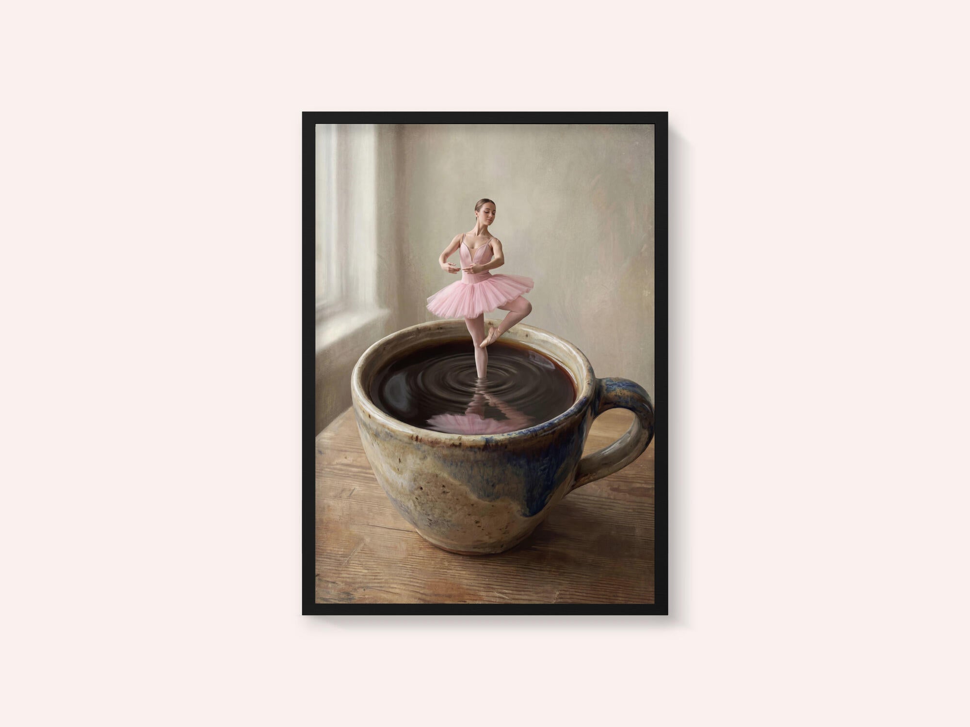 Ballerina In Coffee Cup