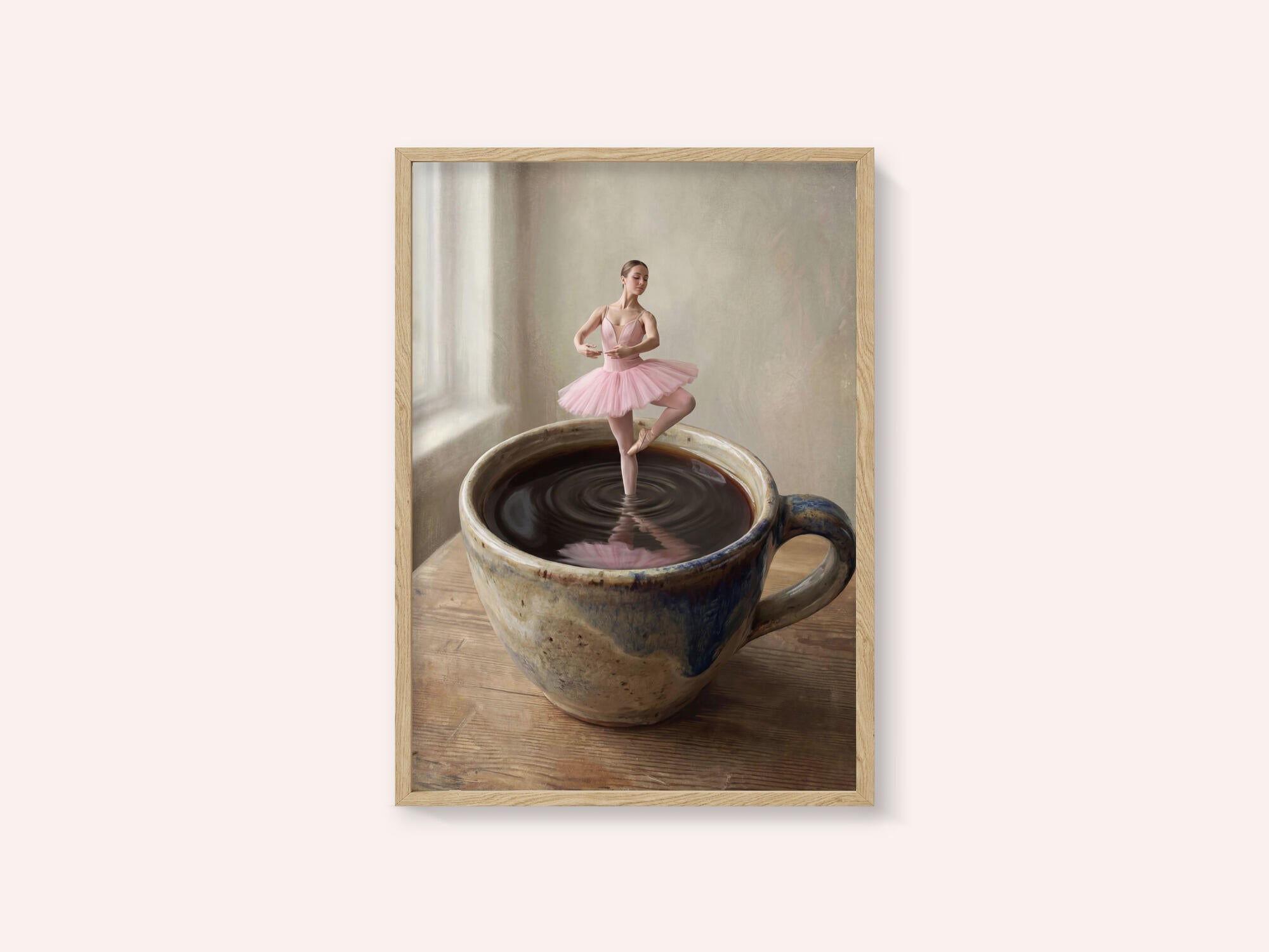 Ballerina In Coffee Cup