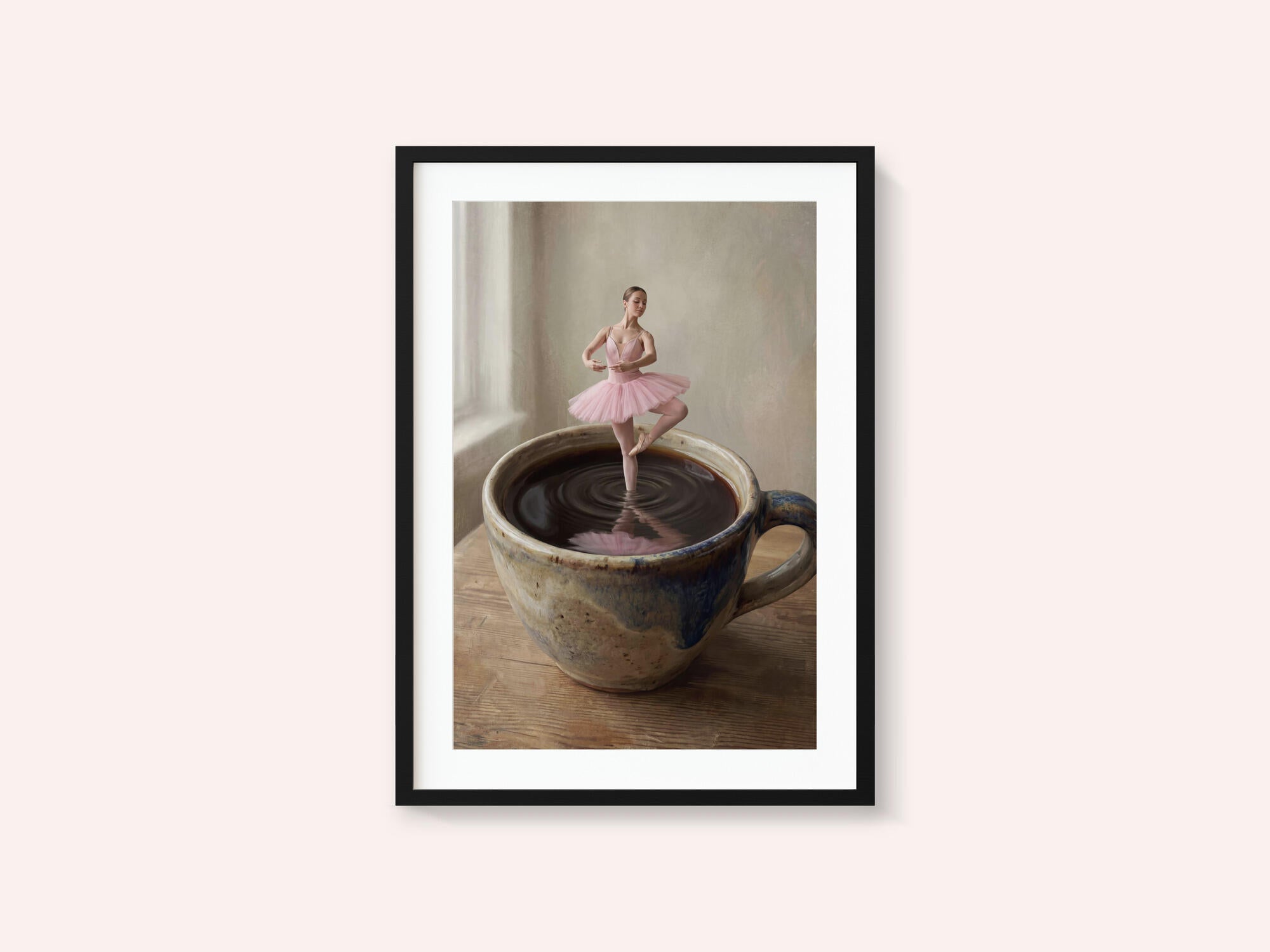 Ballerina In Coffee Cup