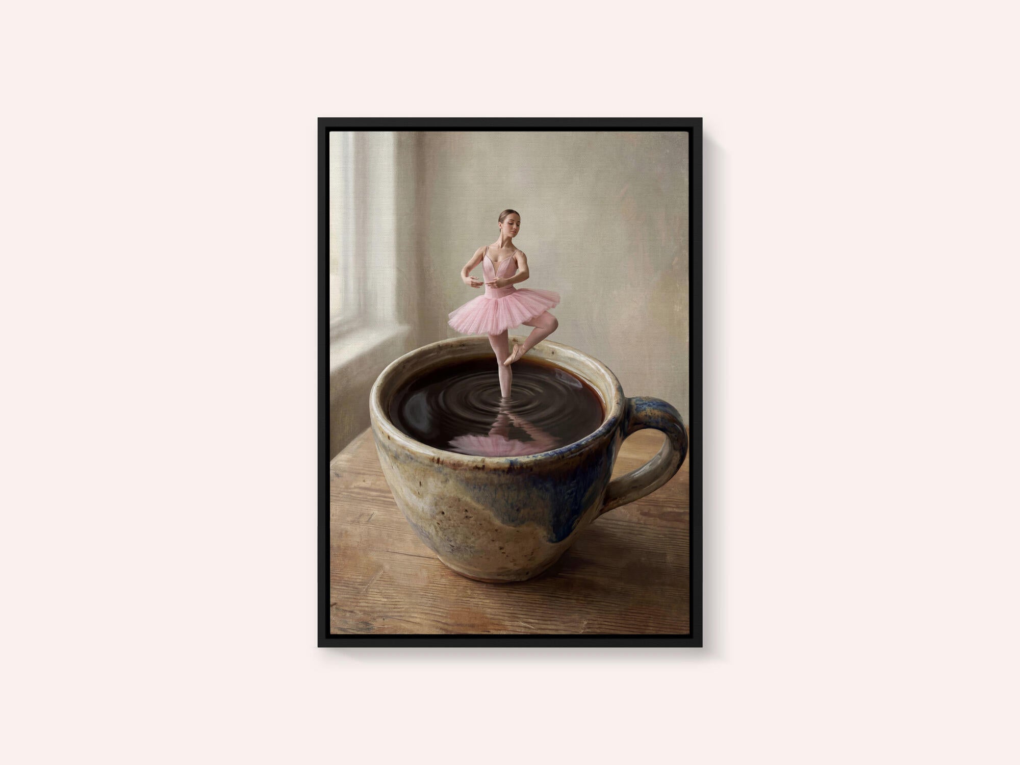 Ballerina In Coffee Cup