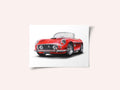 Classic Red Sports Car