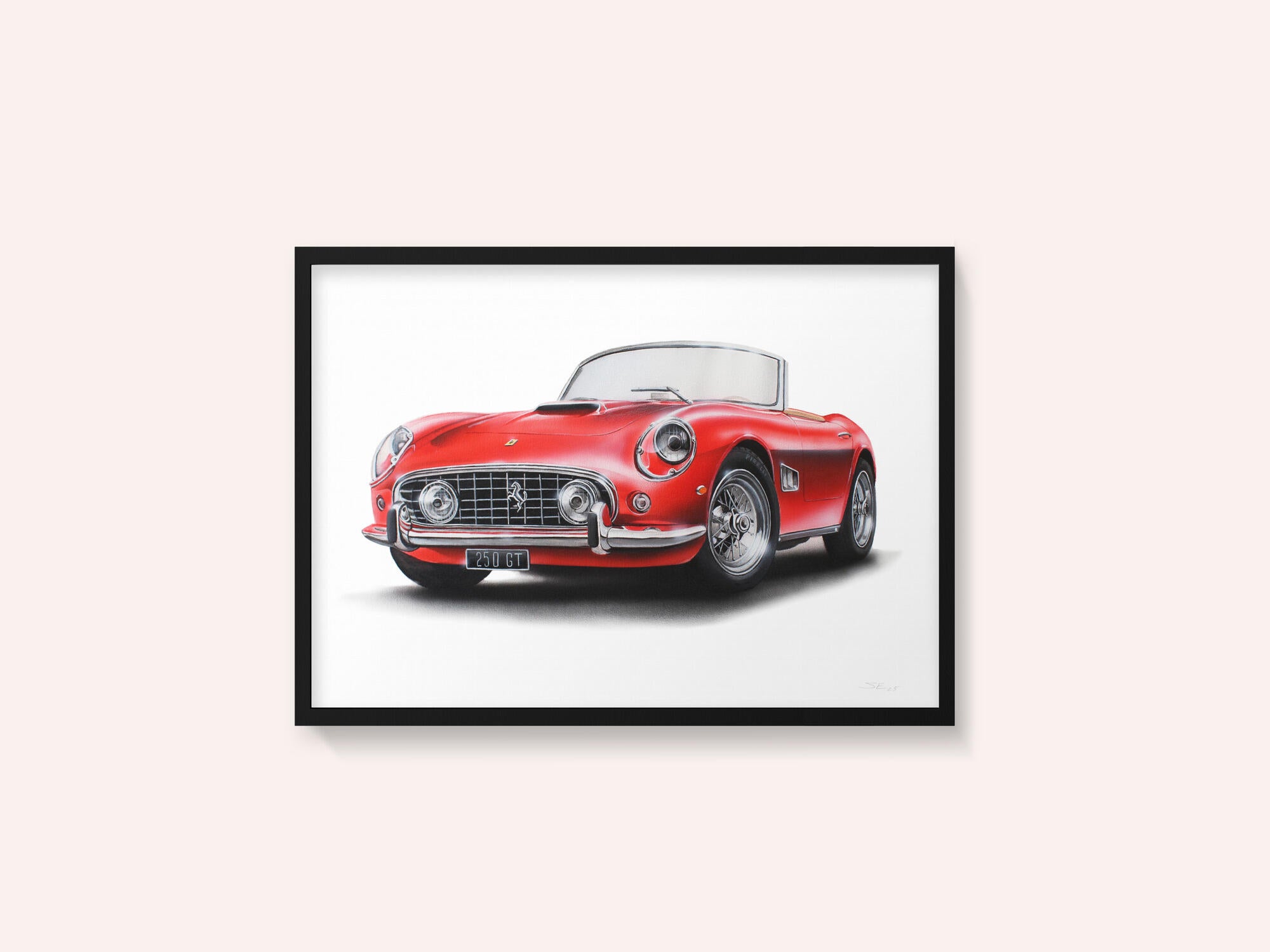 Classic Red Sports Car