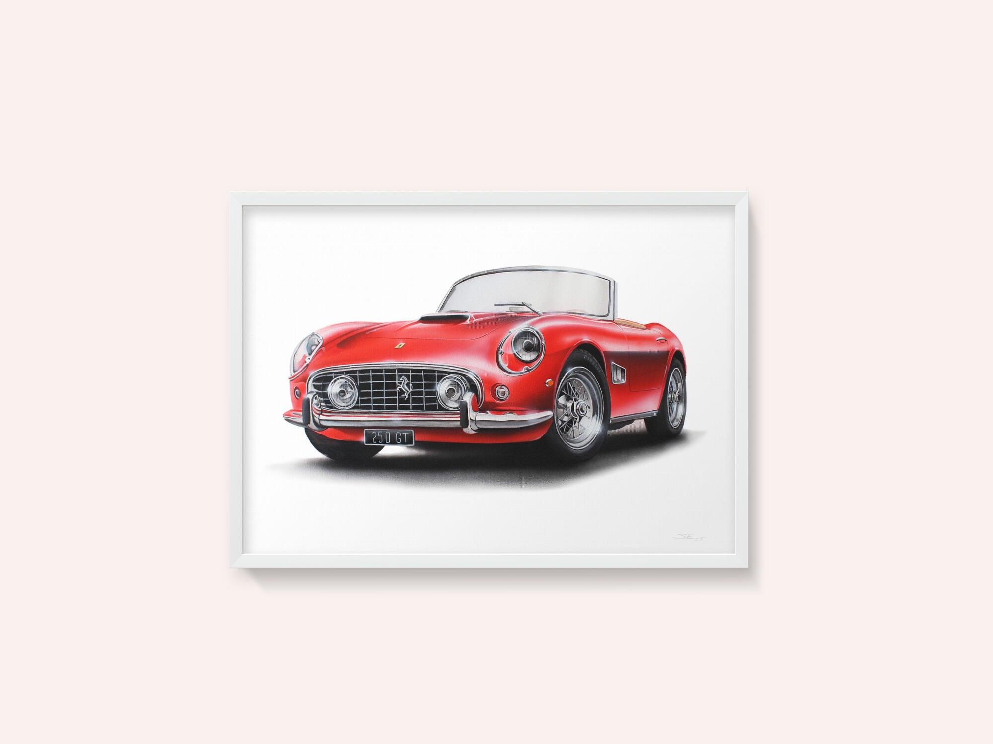 Classic Red Sports Car