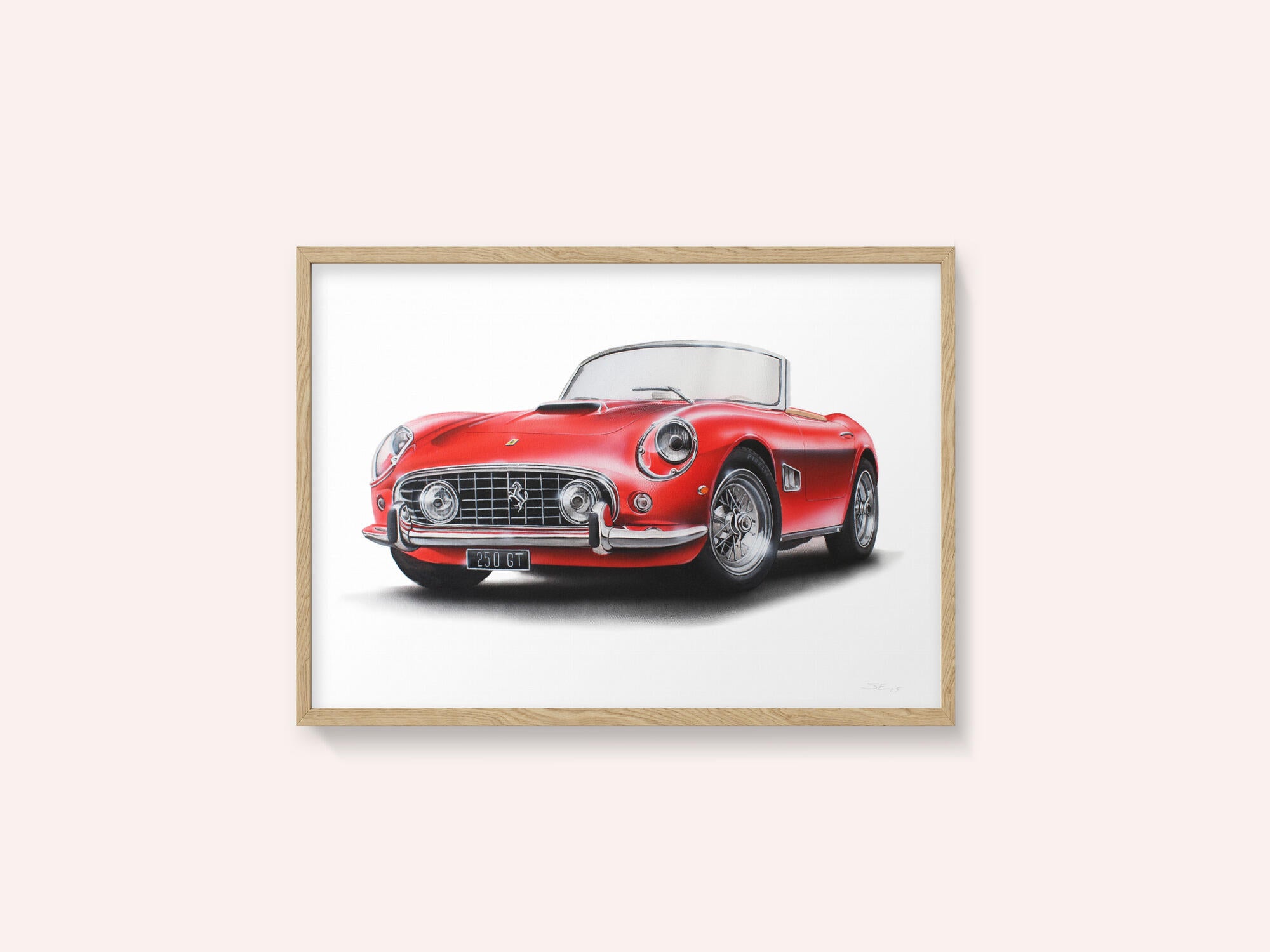 Classic Red Sports Car