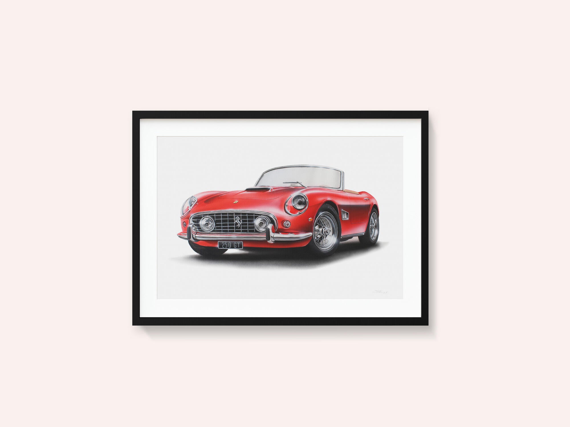 Classic Red Sports Car