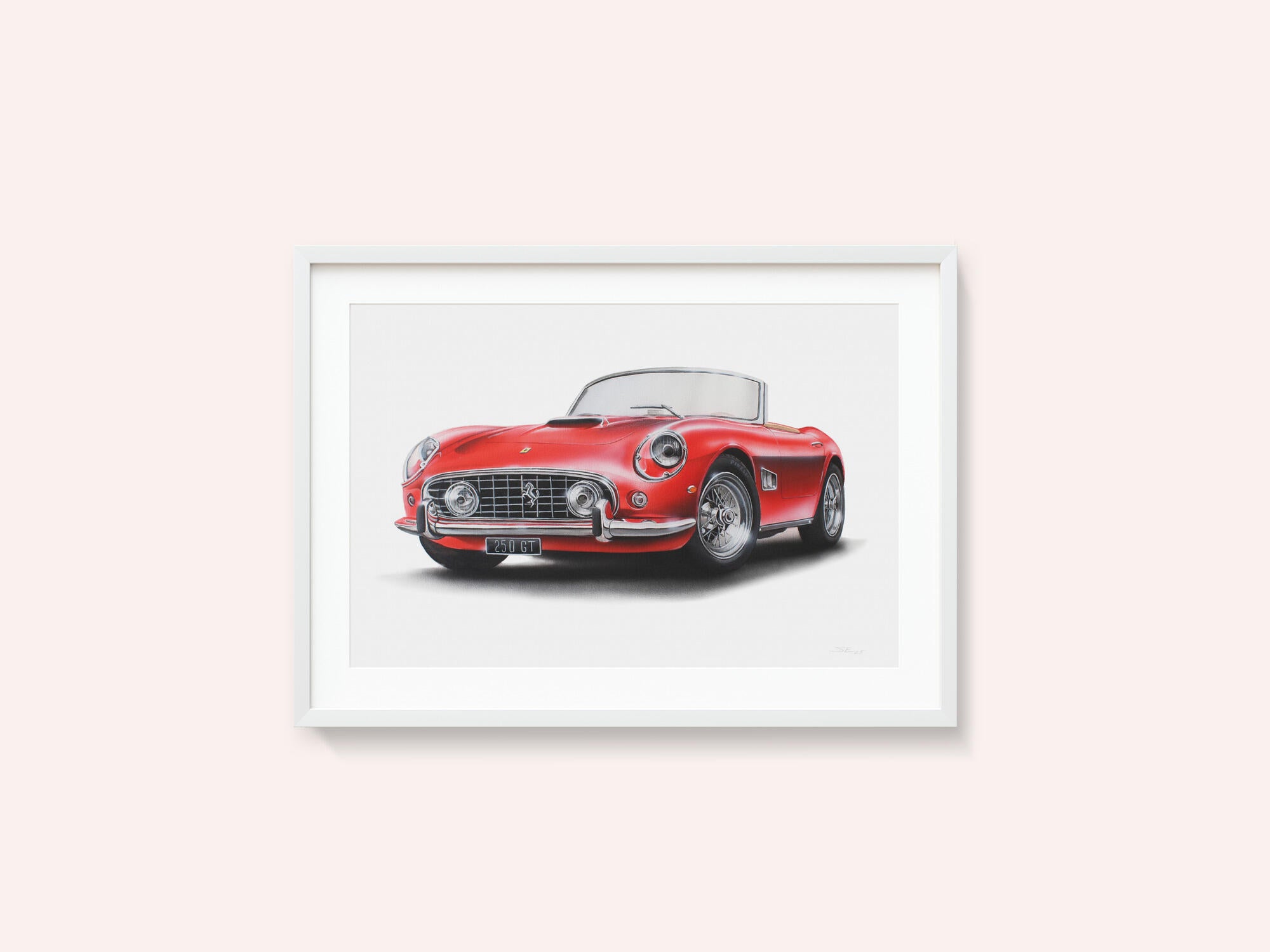 Classic Red Sports Car
