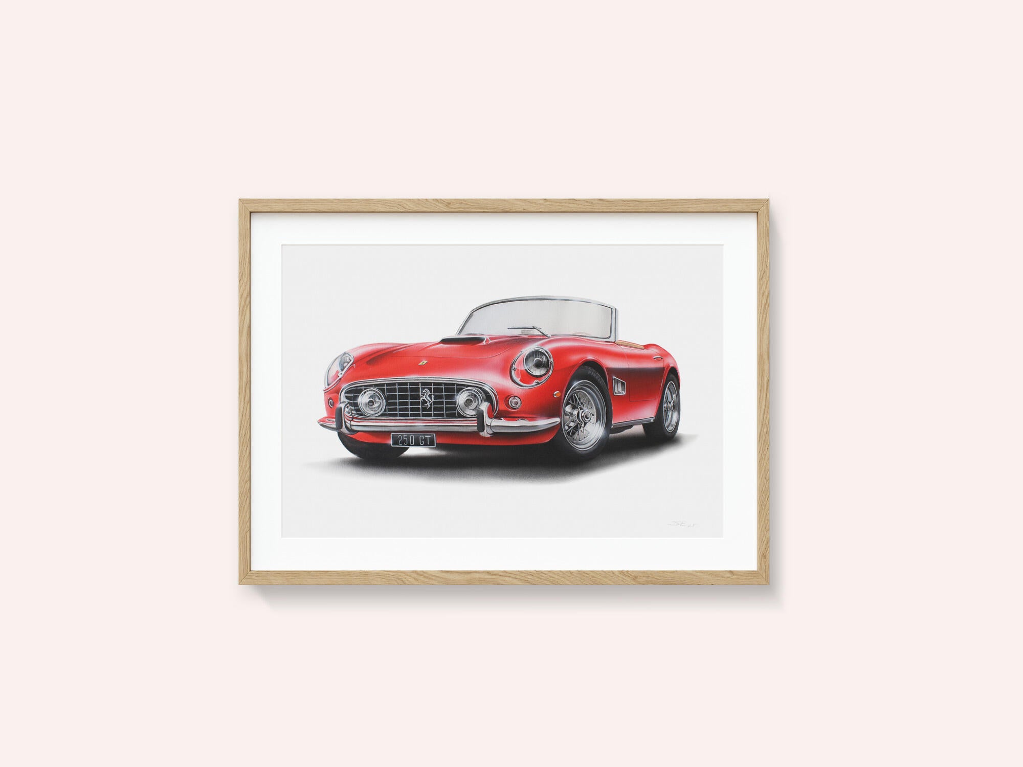 Classic Red Sports Car