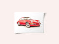 Red Classic Sports Car