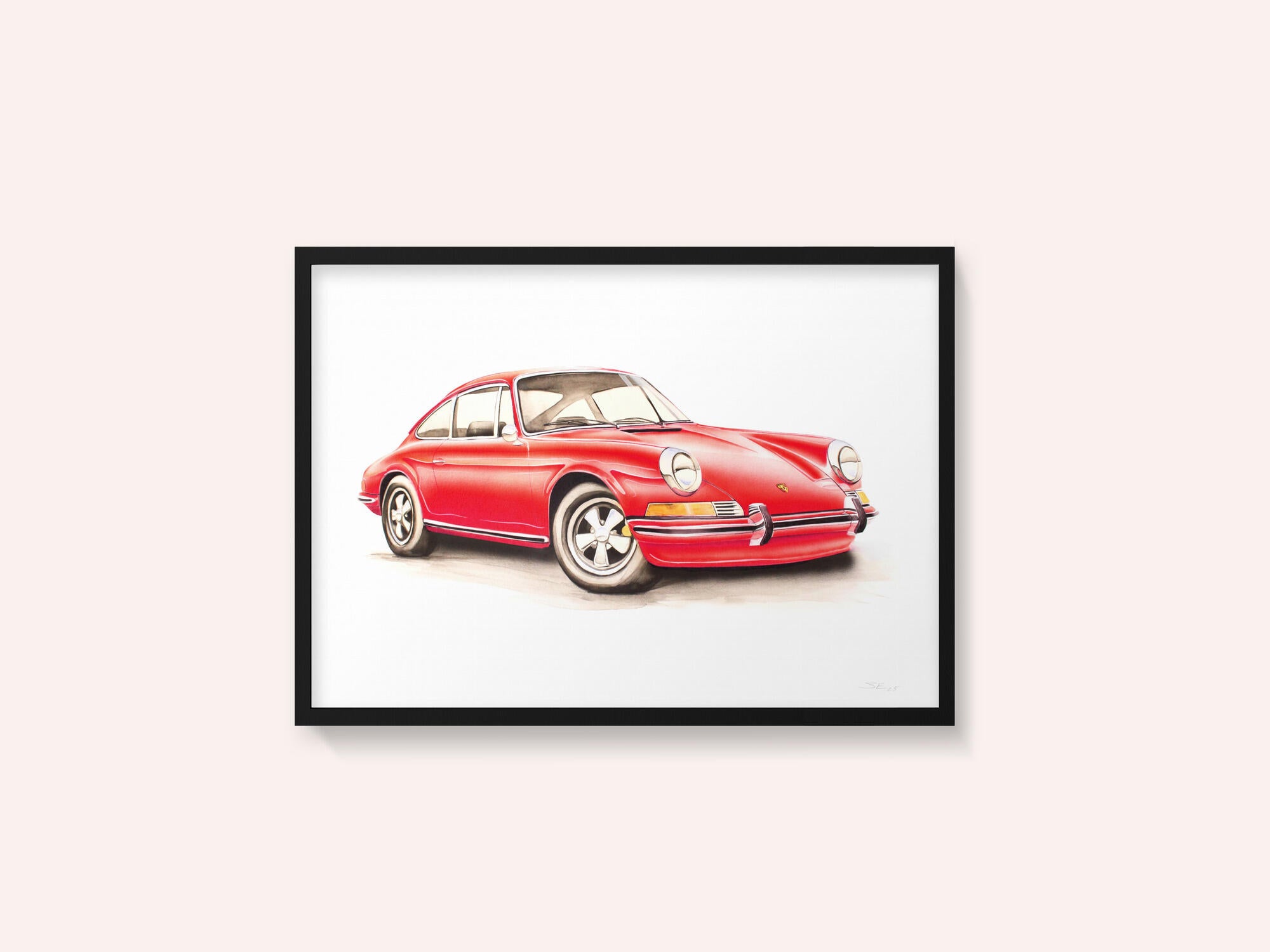 Red Classic Sports Car