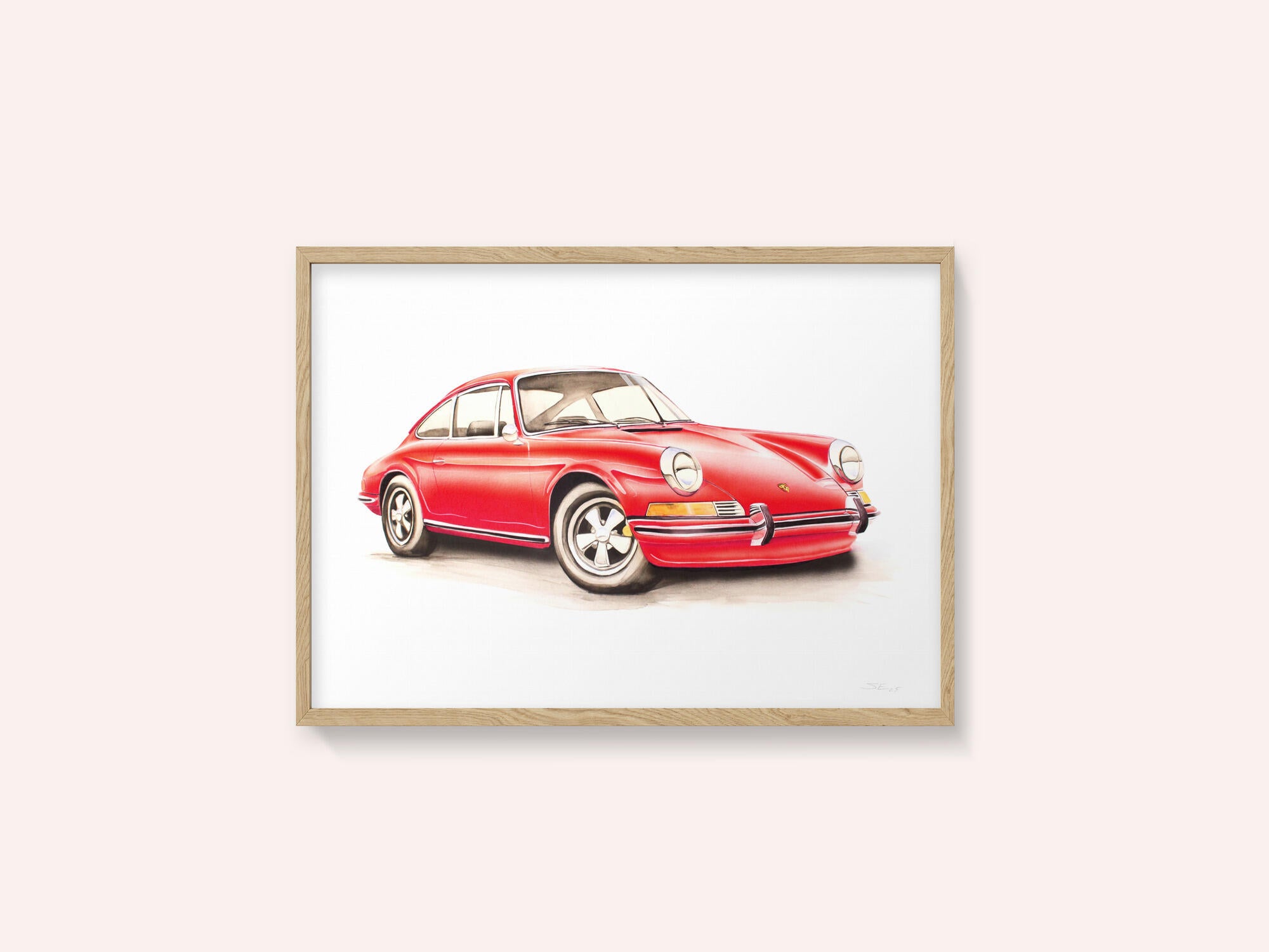 Red Classic Sports Car