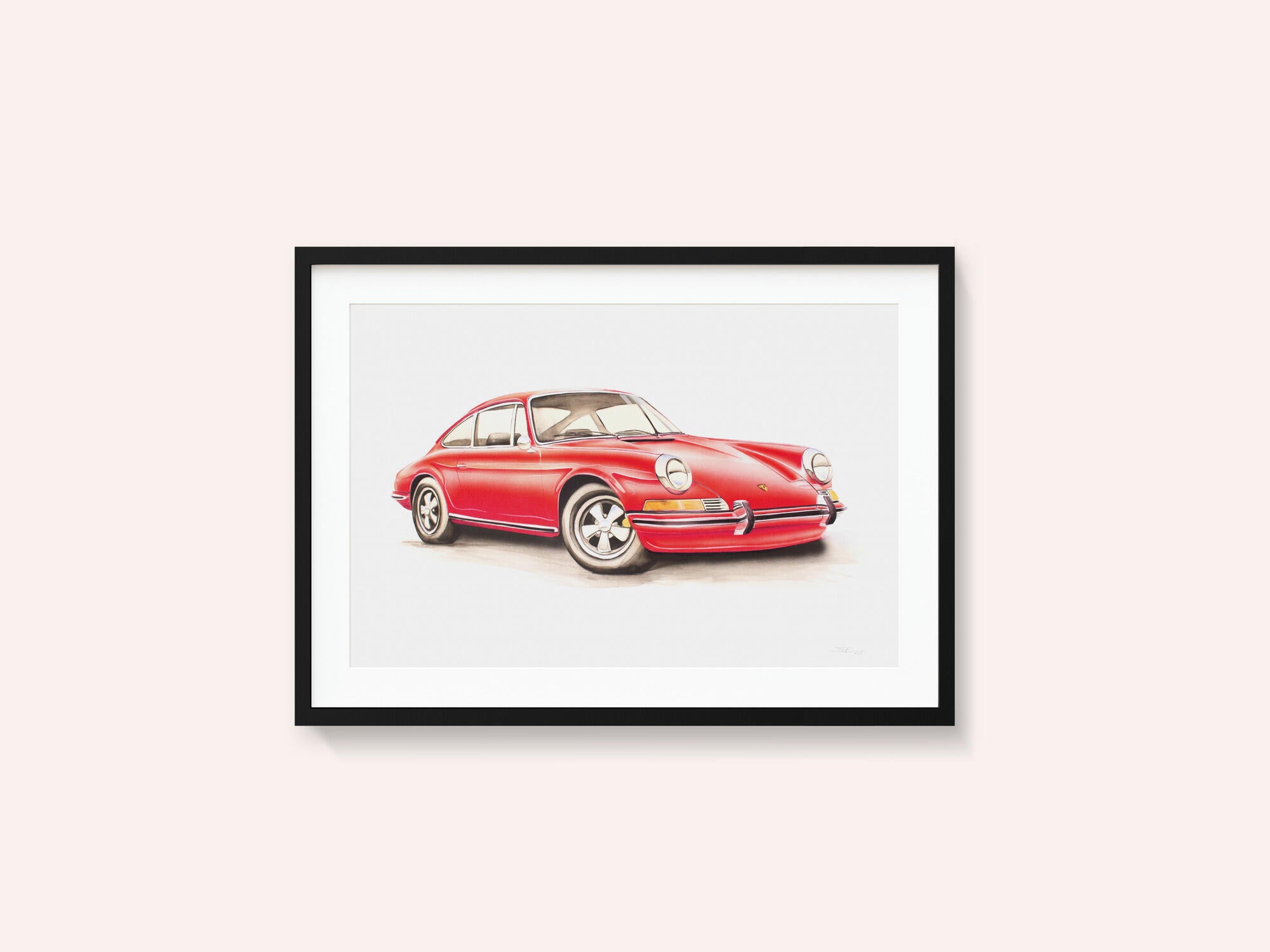 Red Classic Sports Car