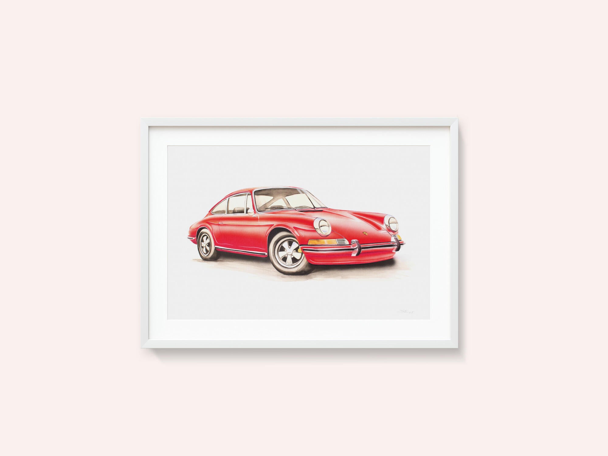 Red Classic Sports Car