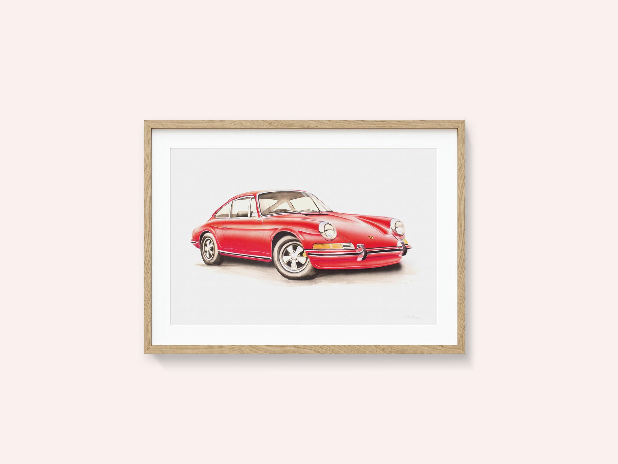 Red Classic Sports Car