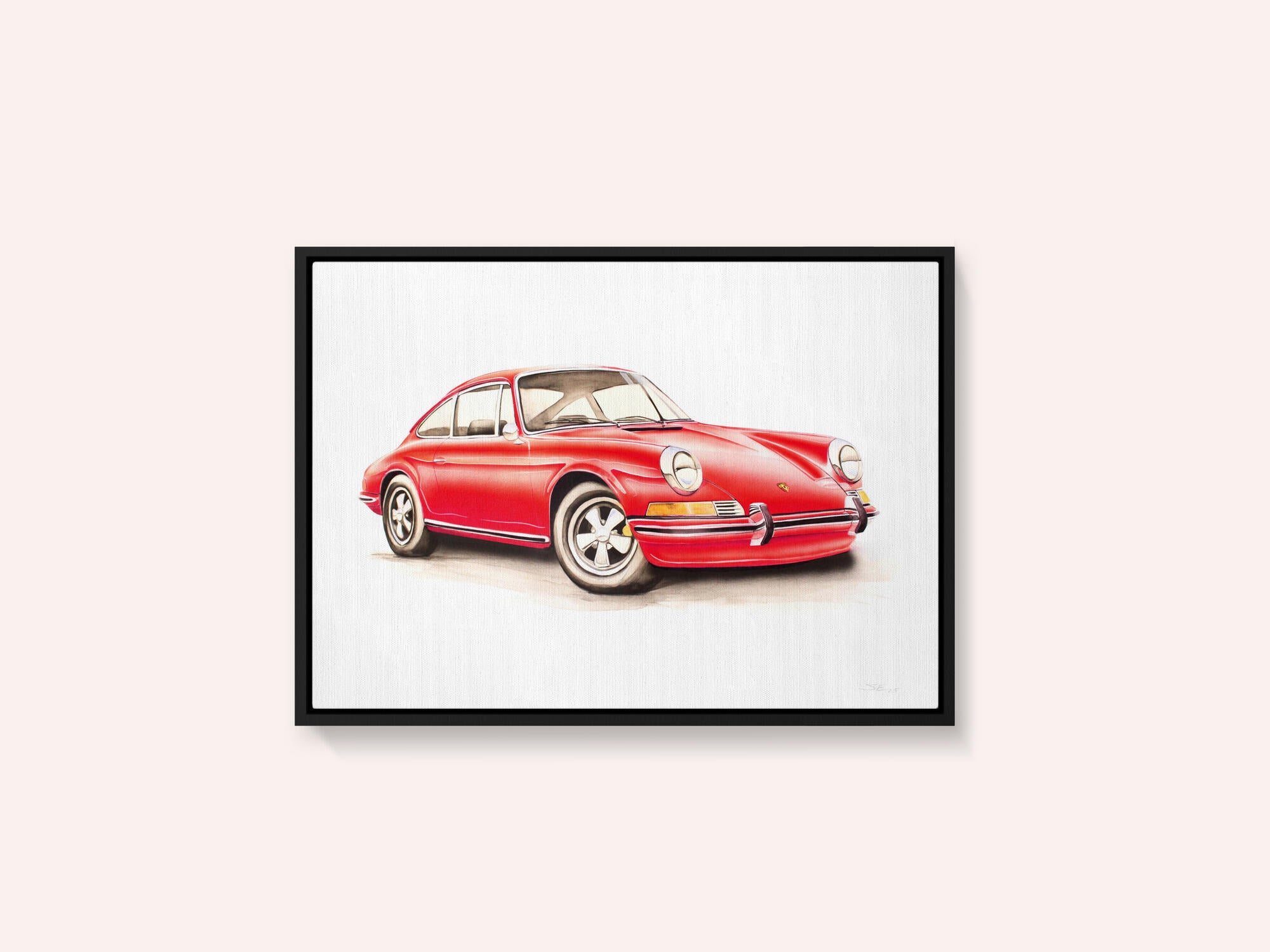 Red Classic Sports Car