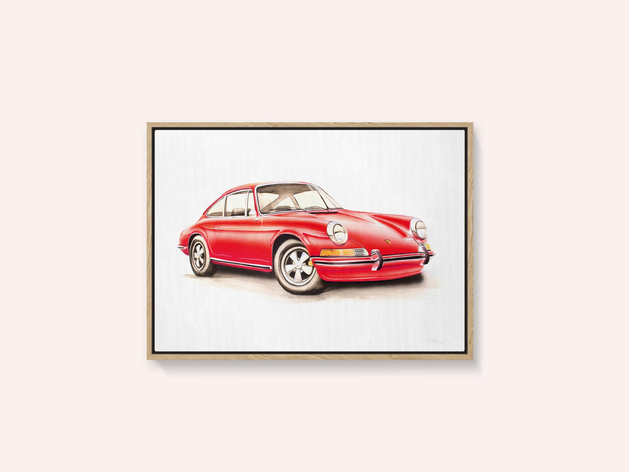 Red Classic Sports Car