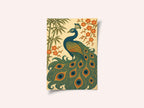 Ukiyo E Style Japanese Peacock With Bamboo and Blossom