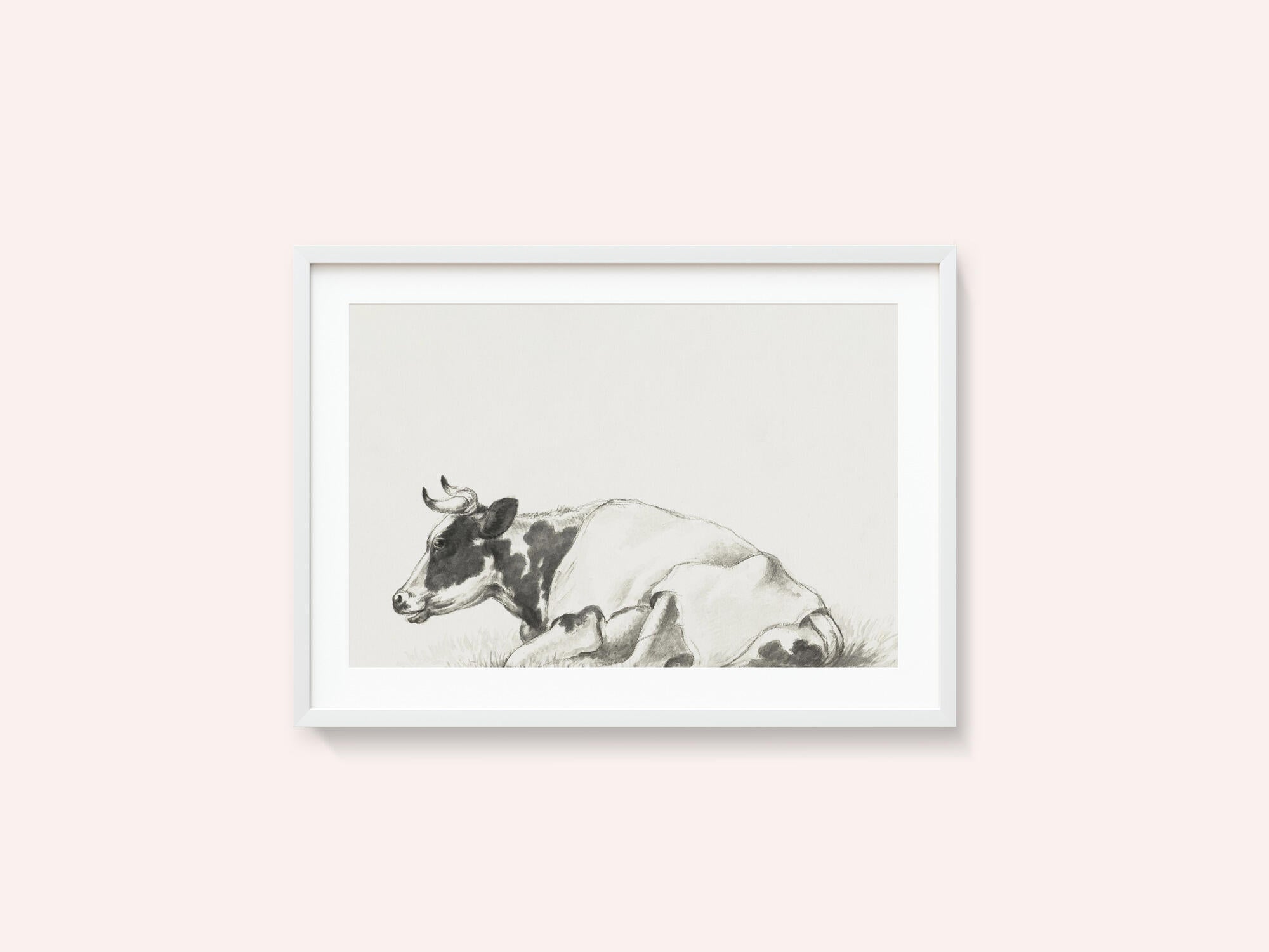 Lying Cow By Jean Bernard