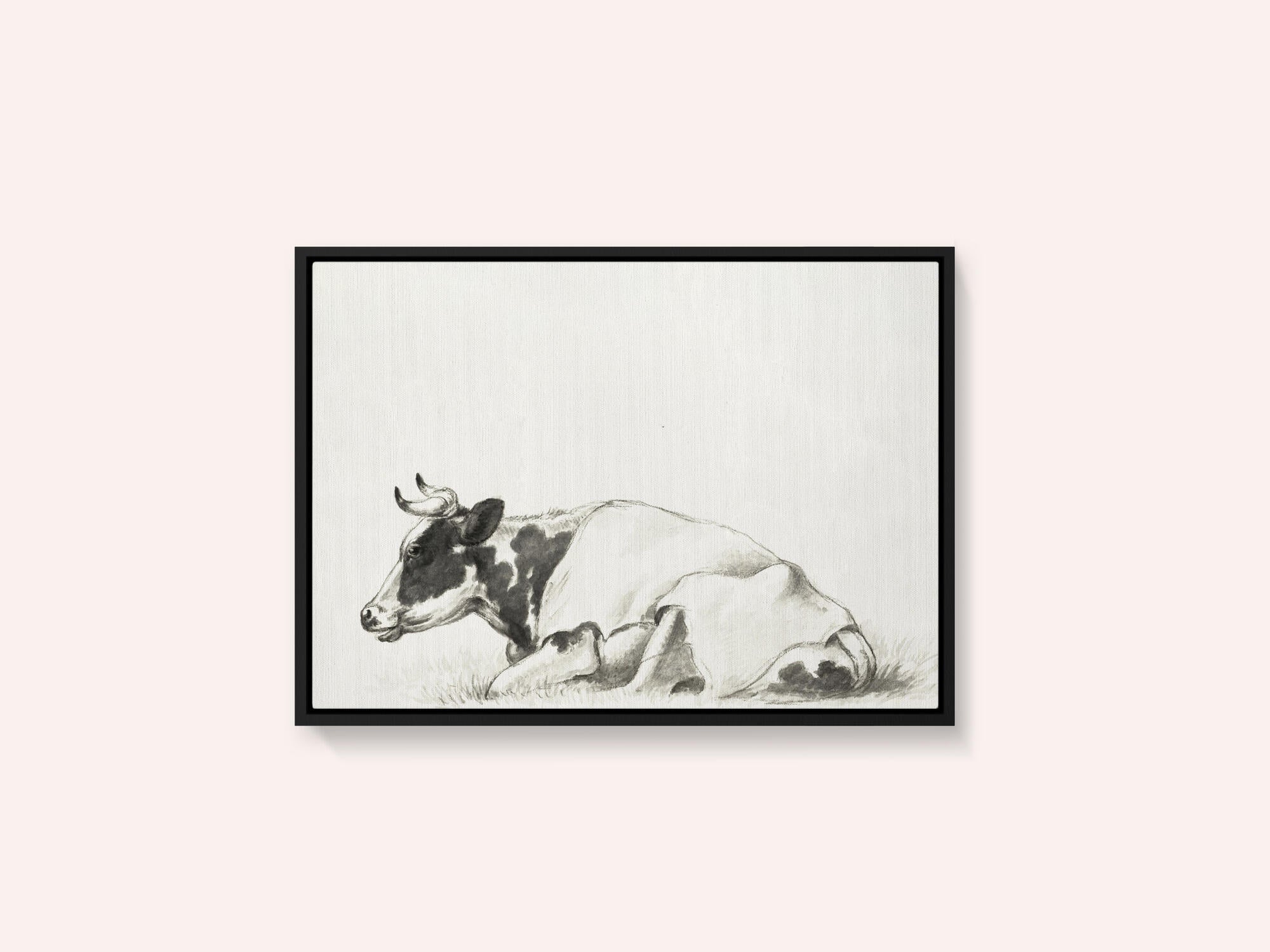 Lying Cow By Jean Bernard