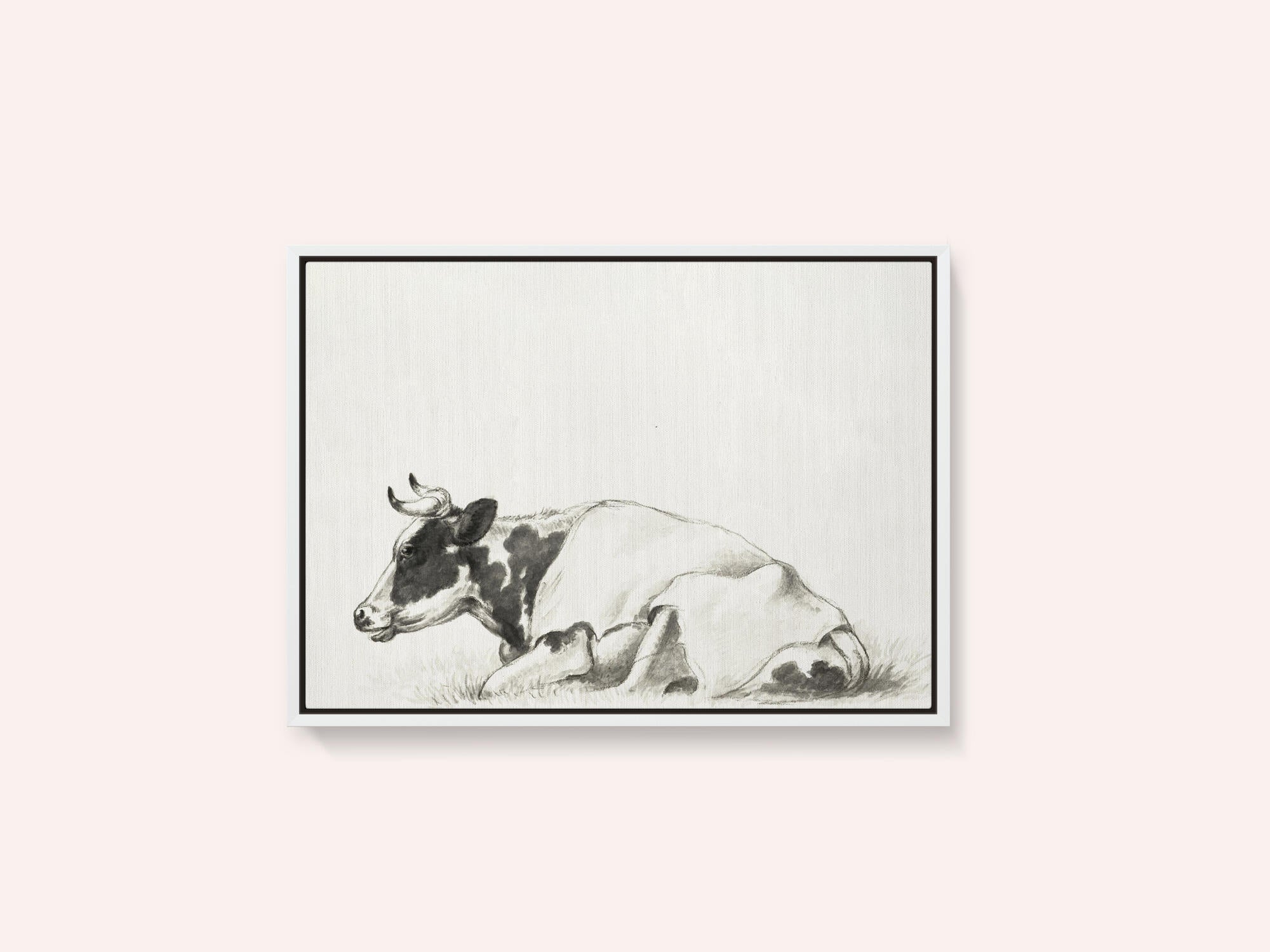 Lying Cow By Jean Bernard