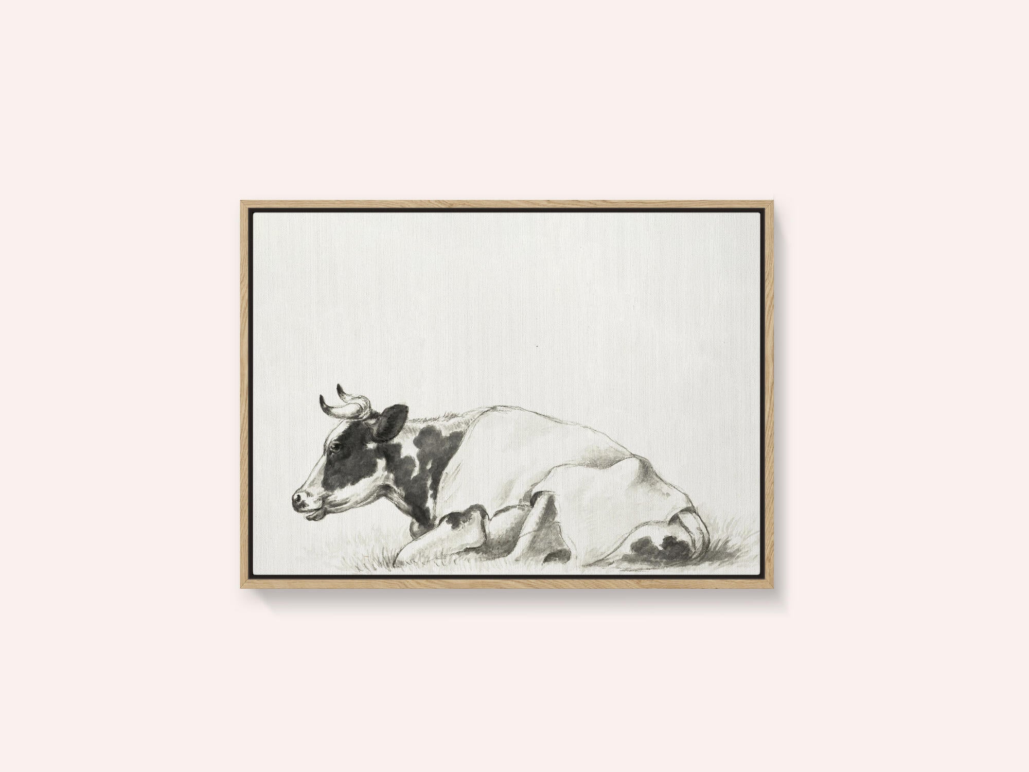 Lying Cow By Jean Bernard
