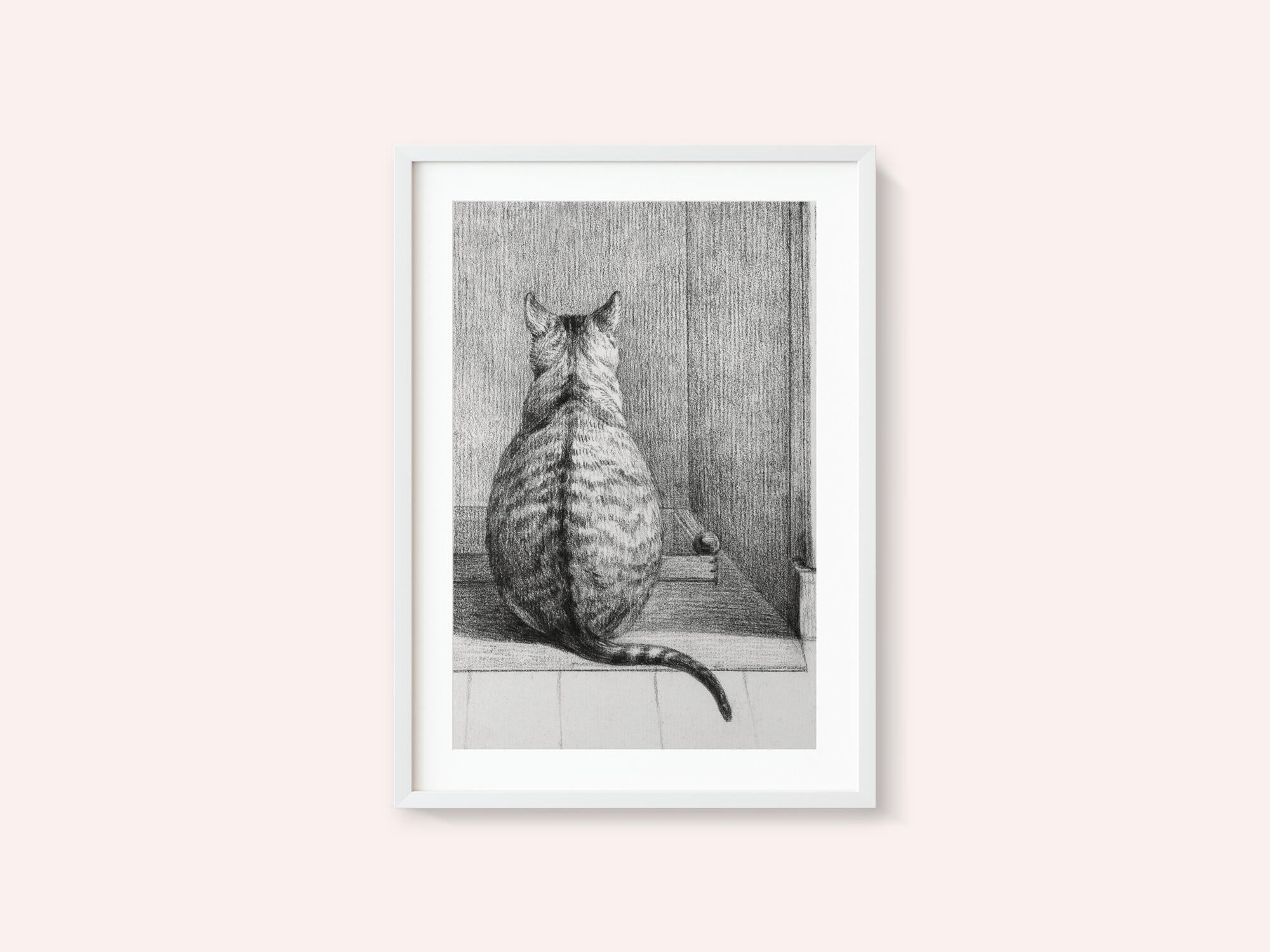 Sitting Cat, From Behind (1812)