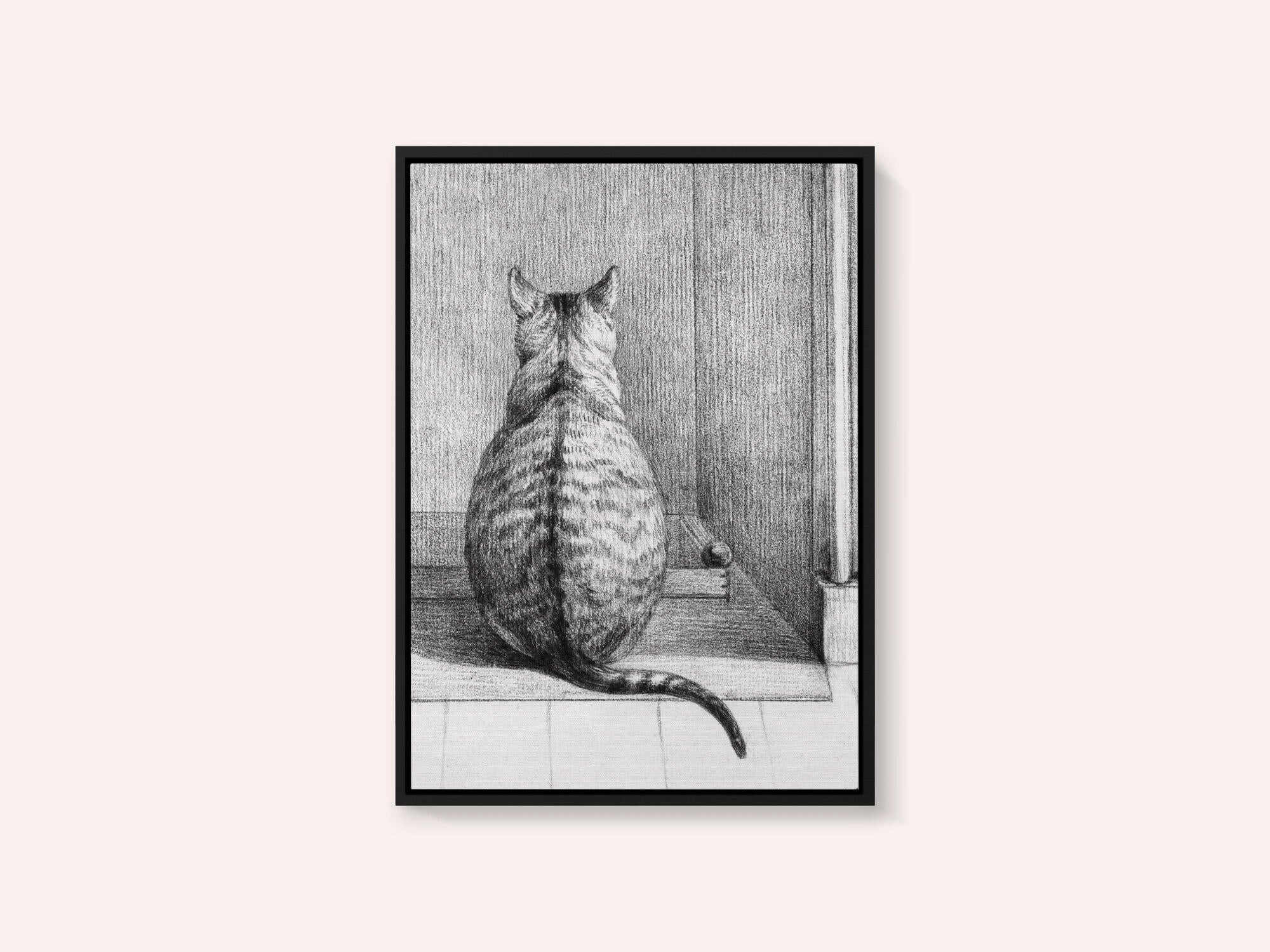 Sitting Cat, From Behind (1812)