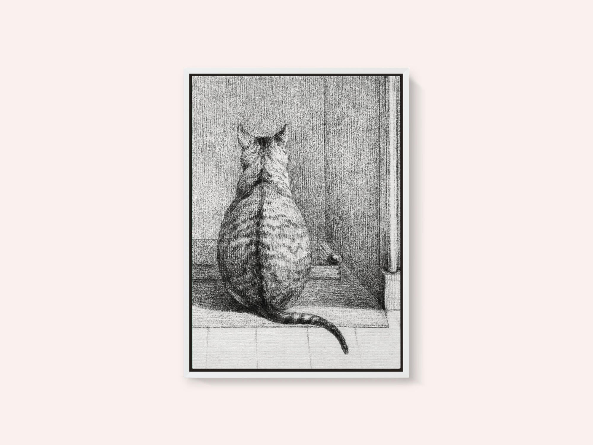 Sitting Cat, From Behind (1812)