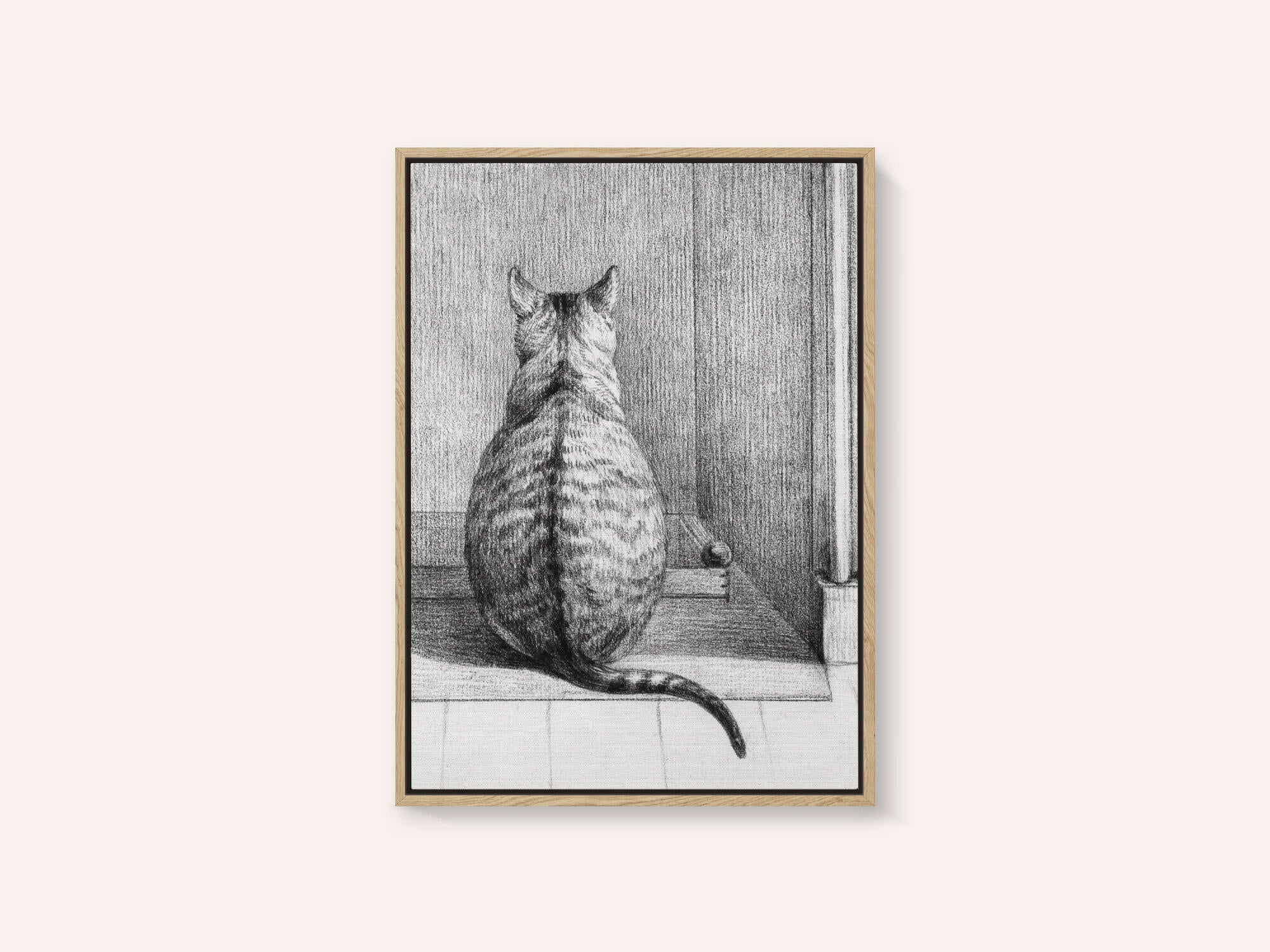 Sitting Cat, From Behind (1812)