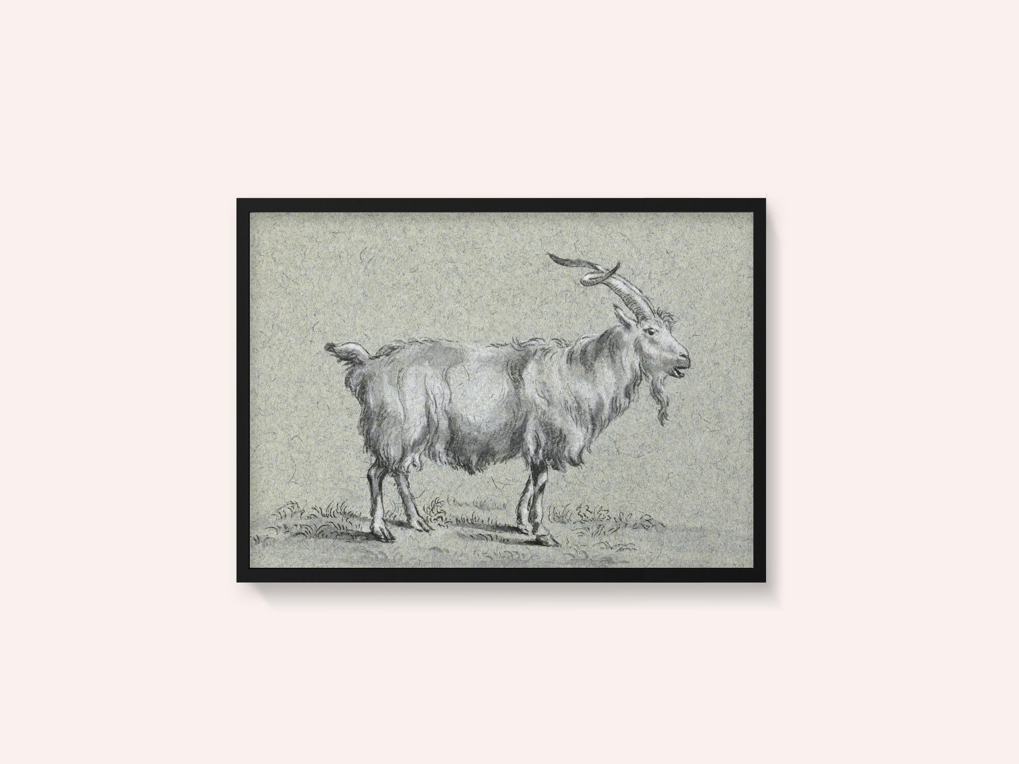 Standing Goat By Jean Bernard