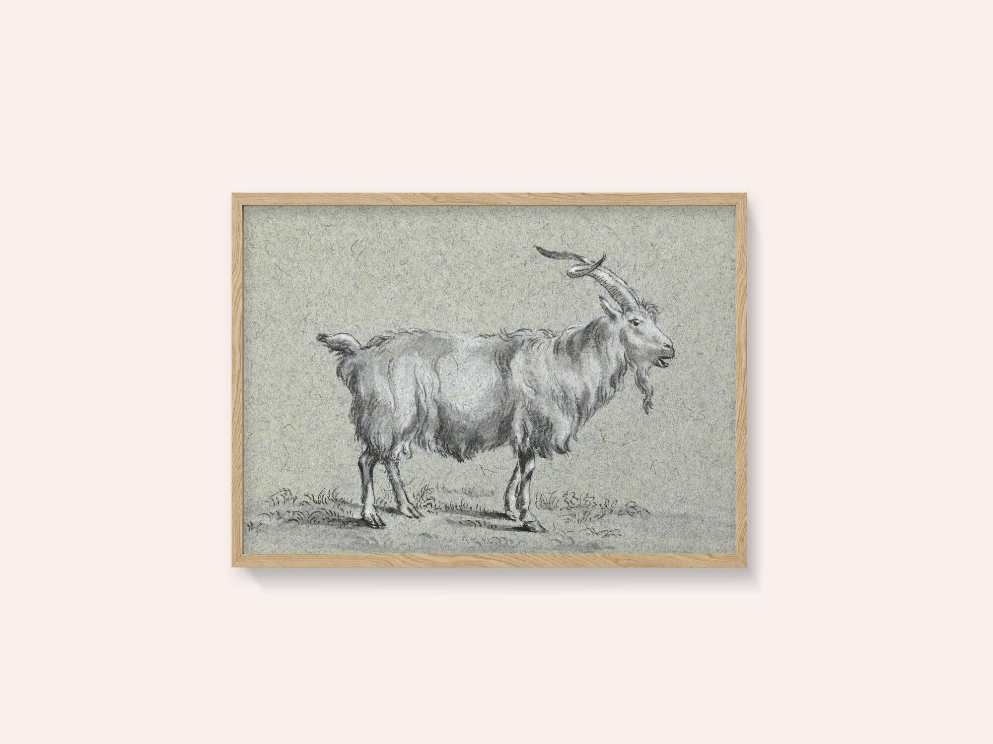 Standing Goat By Jean Bernard